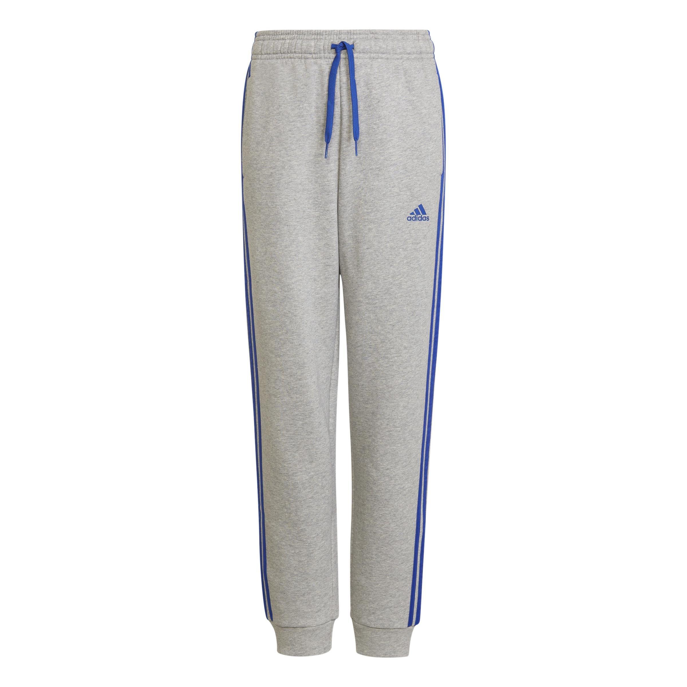 Kids adidas Essentials 3-Stripes Joggers, Grey, A901_ONE, large image number 1