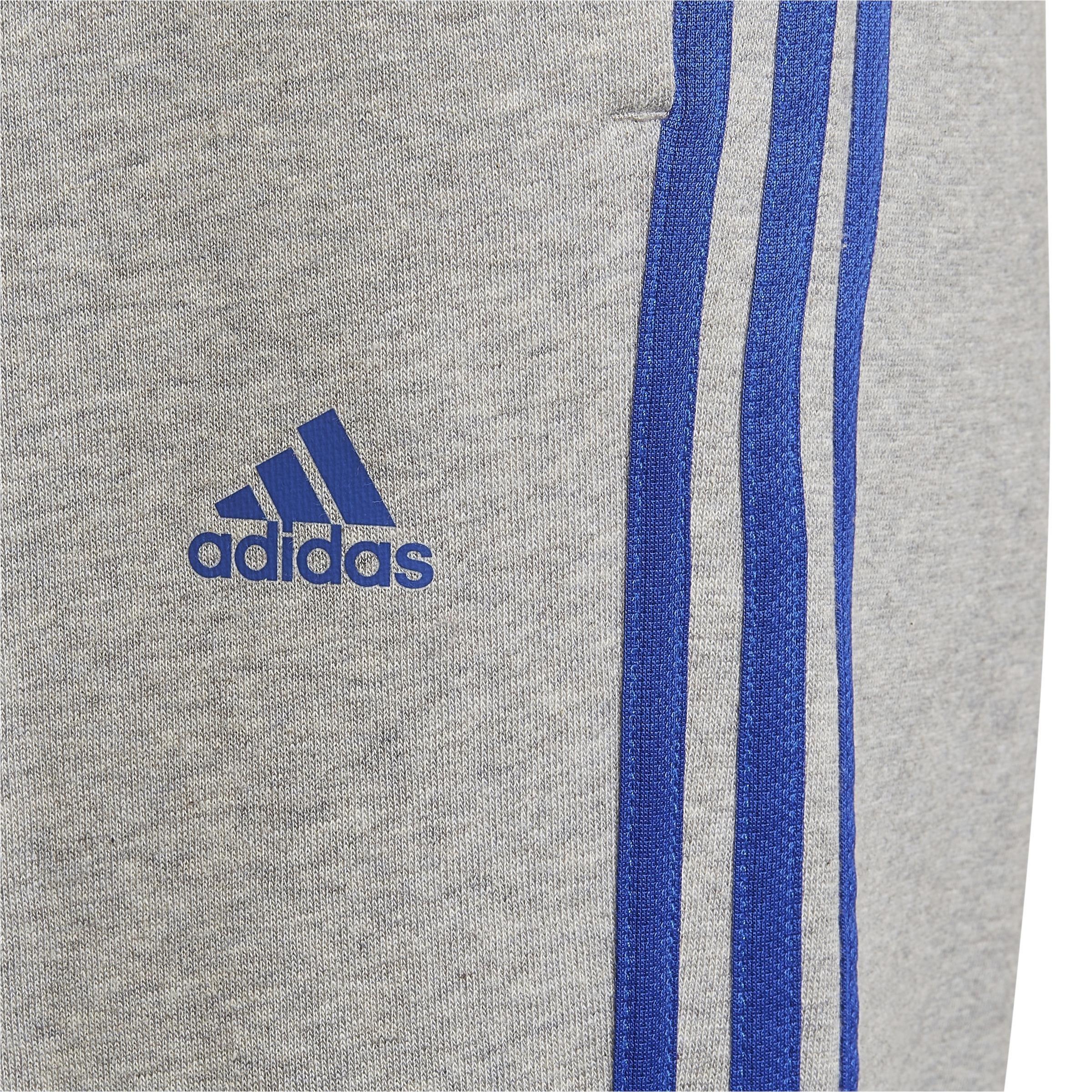 adidas Essentials 3-Stripes Joggers, Grey, A901_ONE, large image number 4