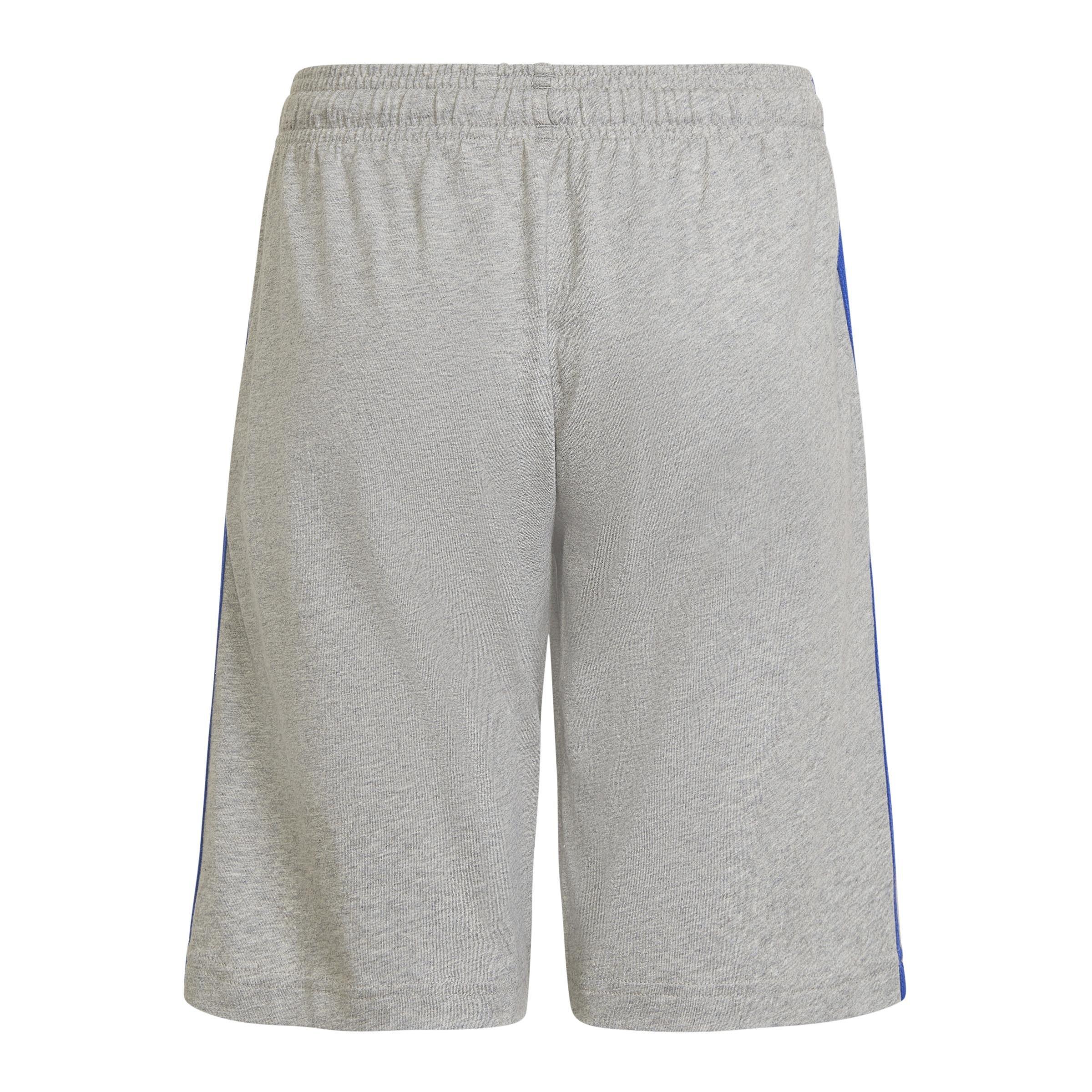 Kids Essentials 3-Stripes Shorts, Grey, , large image number 2