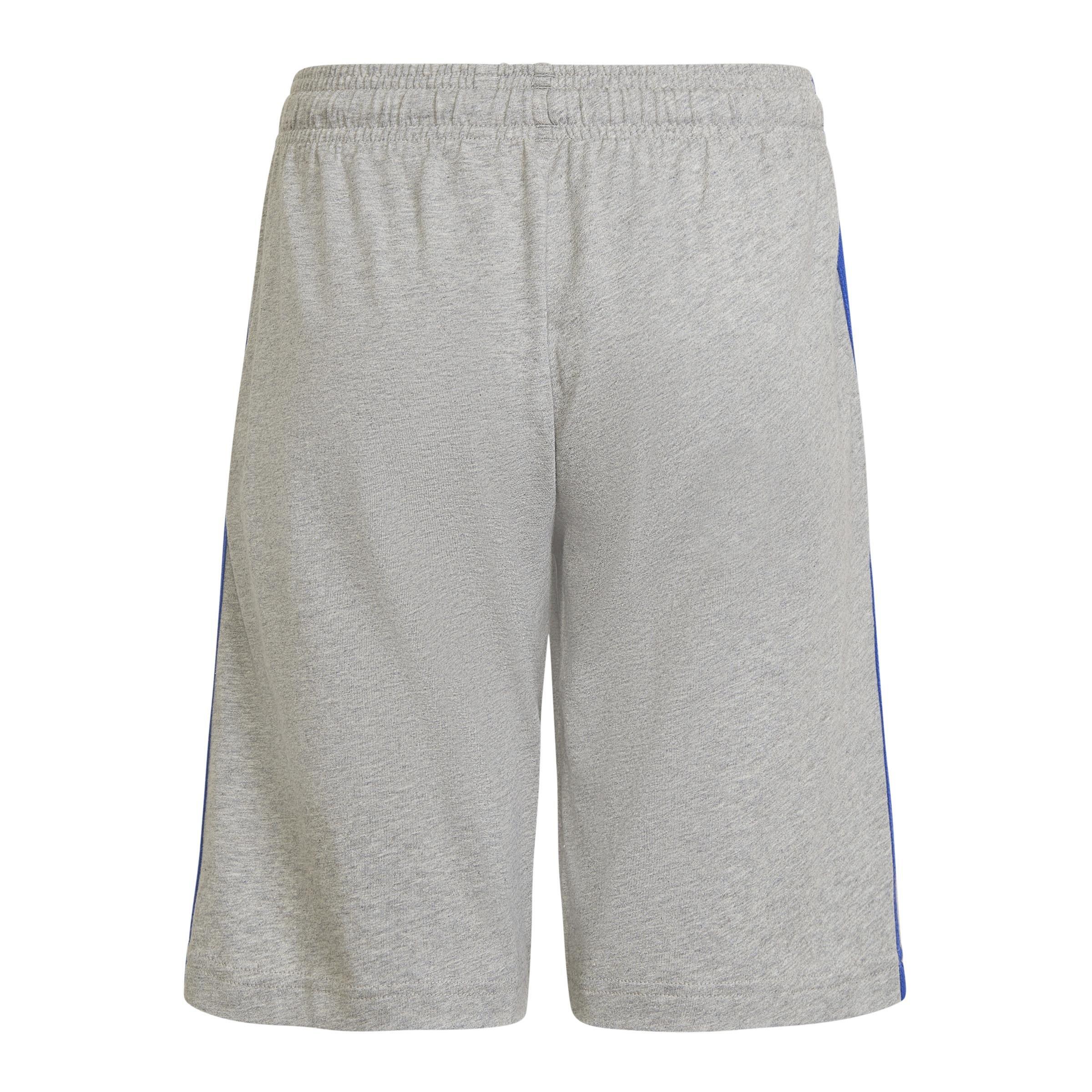 Kids Boys Essentials 3-Stripes Shorts, Grey, A901_ONE, large image number 2