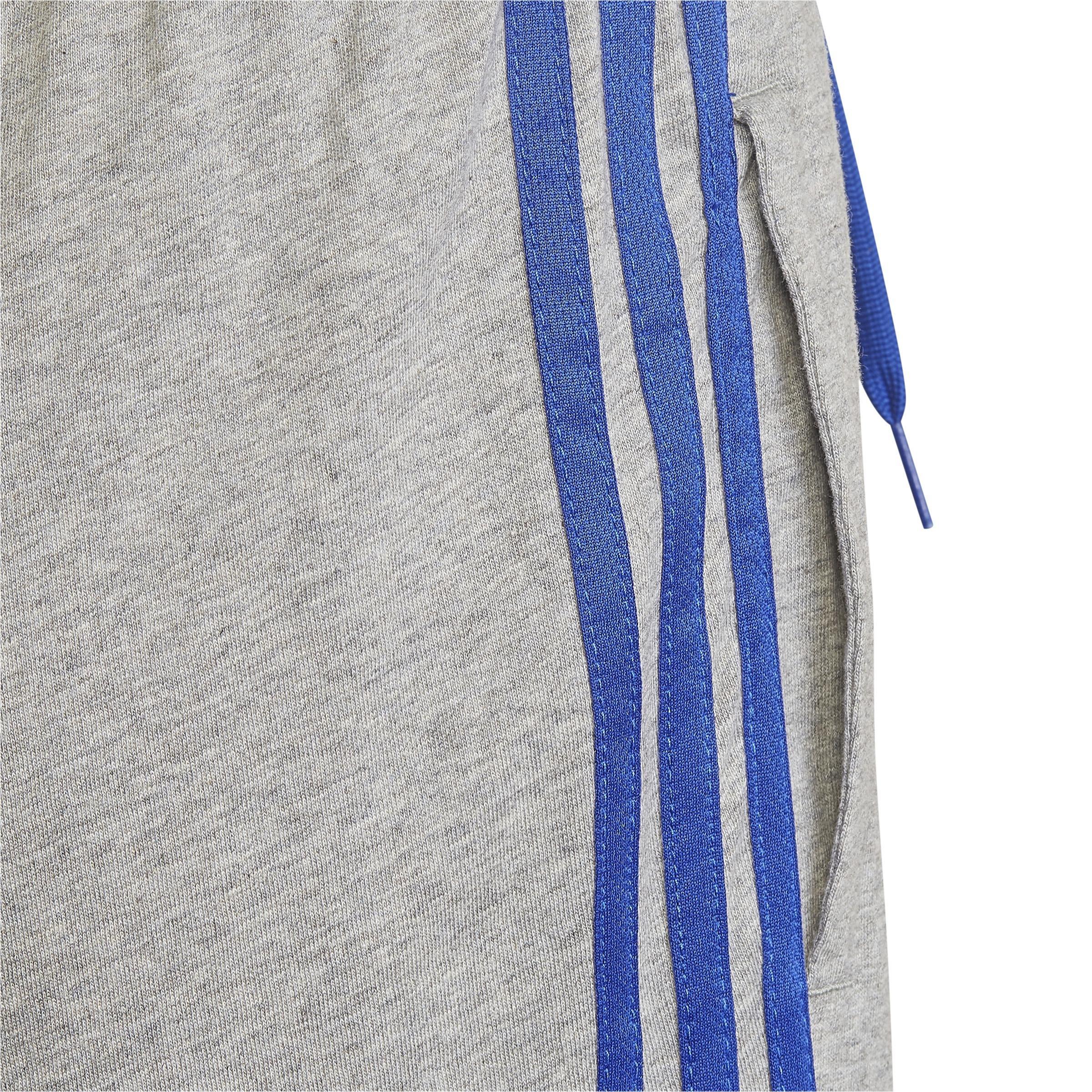 Kids Essentials 3-Stripes Shorts, Grey, , large image number 4