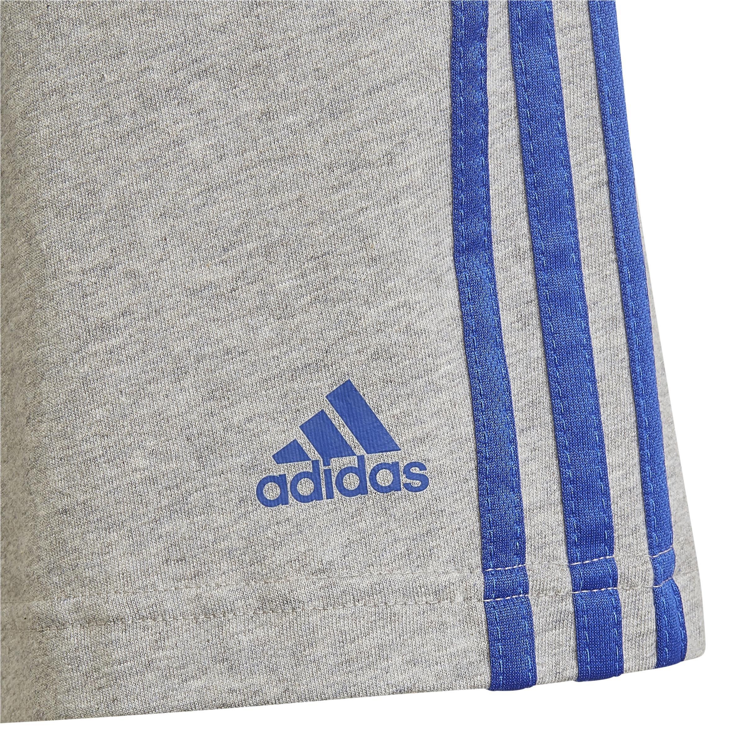 Kids Essentials 3-Stripes Shorts, Grey, , large image number 5