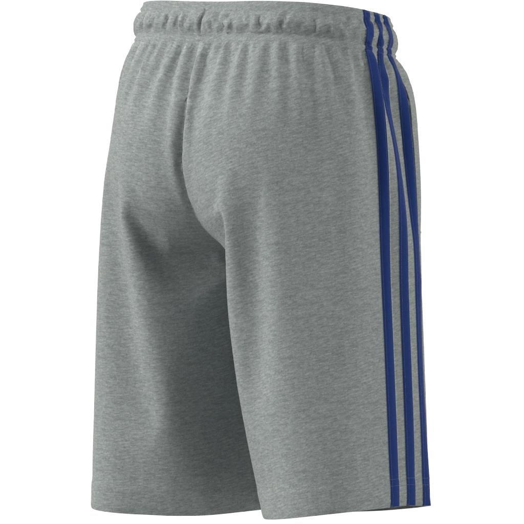 Kids Boys Essentials 3-Stripes Shorts, Grey, A901_ONE, large image number 6