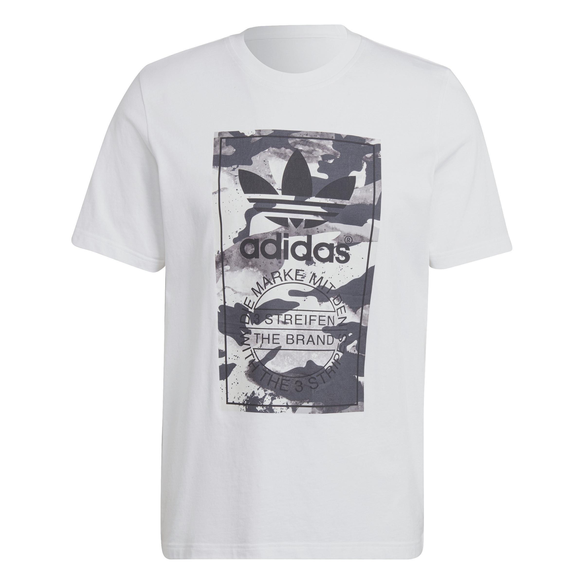 Graphic Camo T-shirt, White, A901_ONE, large image number 1