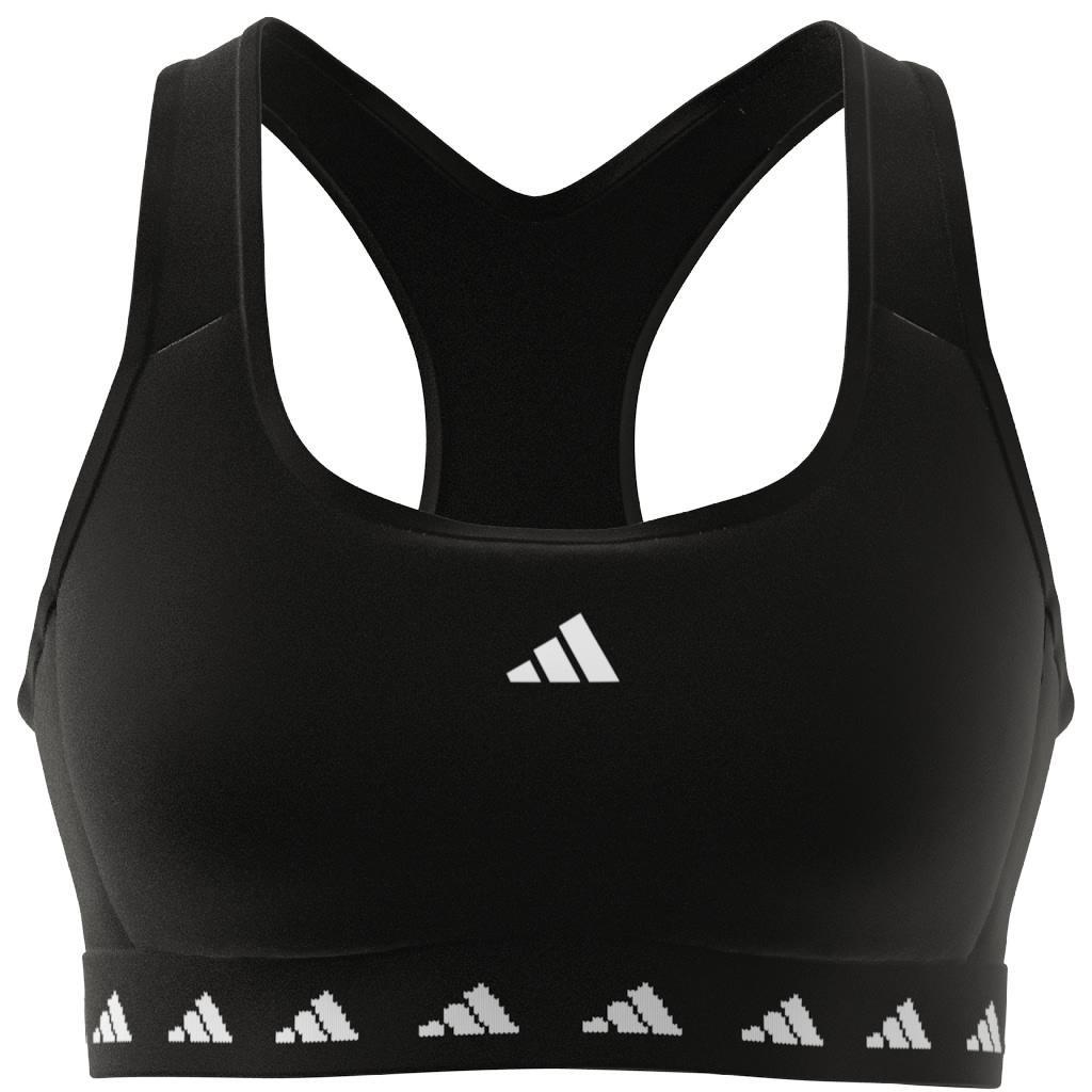 Powerreact Training Medium-Support Techfit Bra, Black, , large image number 5