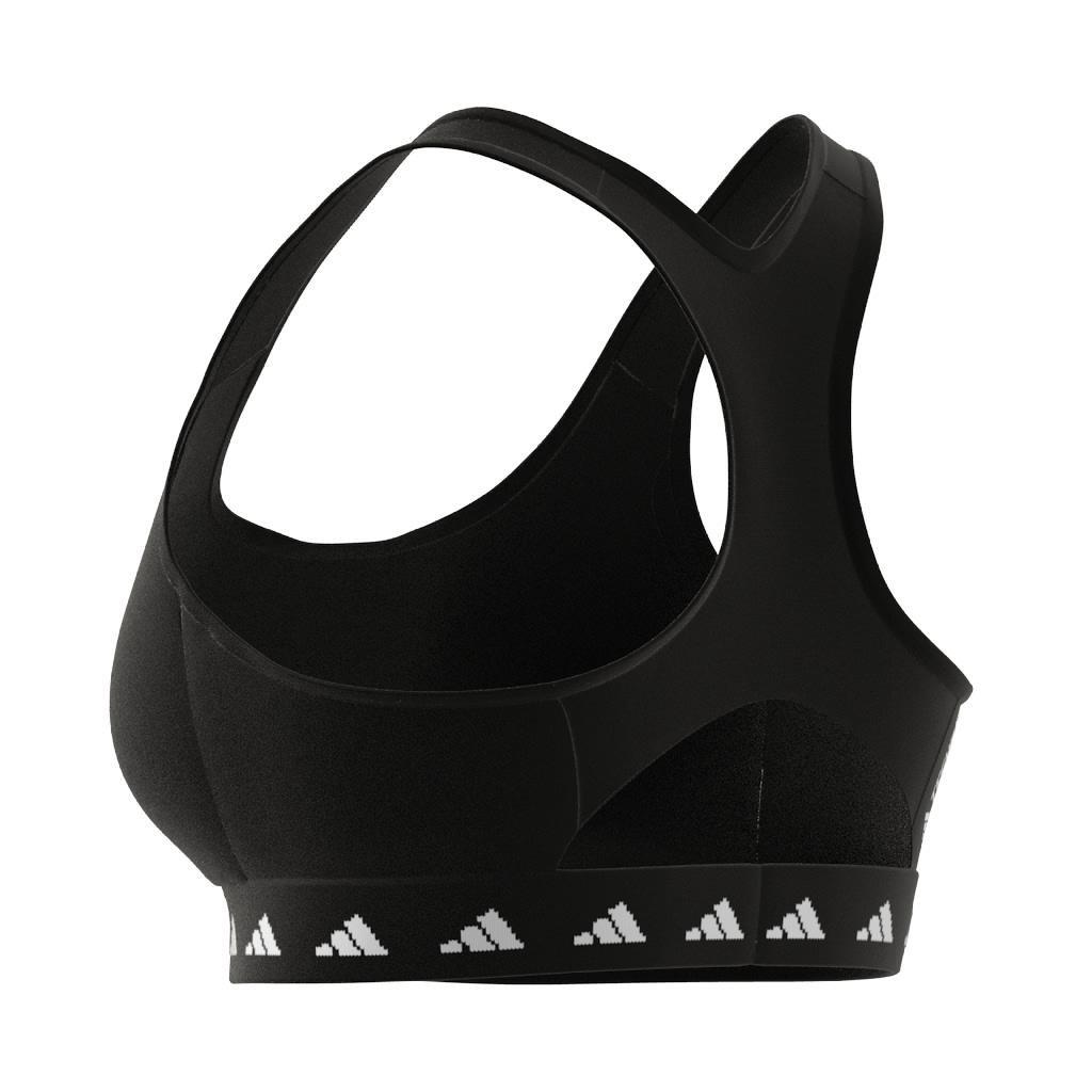 Powerreact Training Medium-Support Techfit Bra, Black, , large image number 7