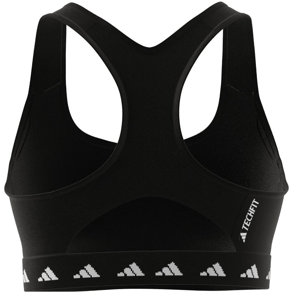 Powerreact Training Medium-Support Techfit Bra, Black, A901_ONE, large image number 8