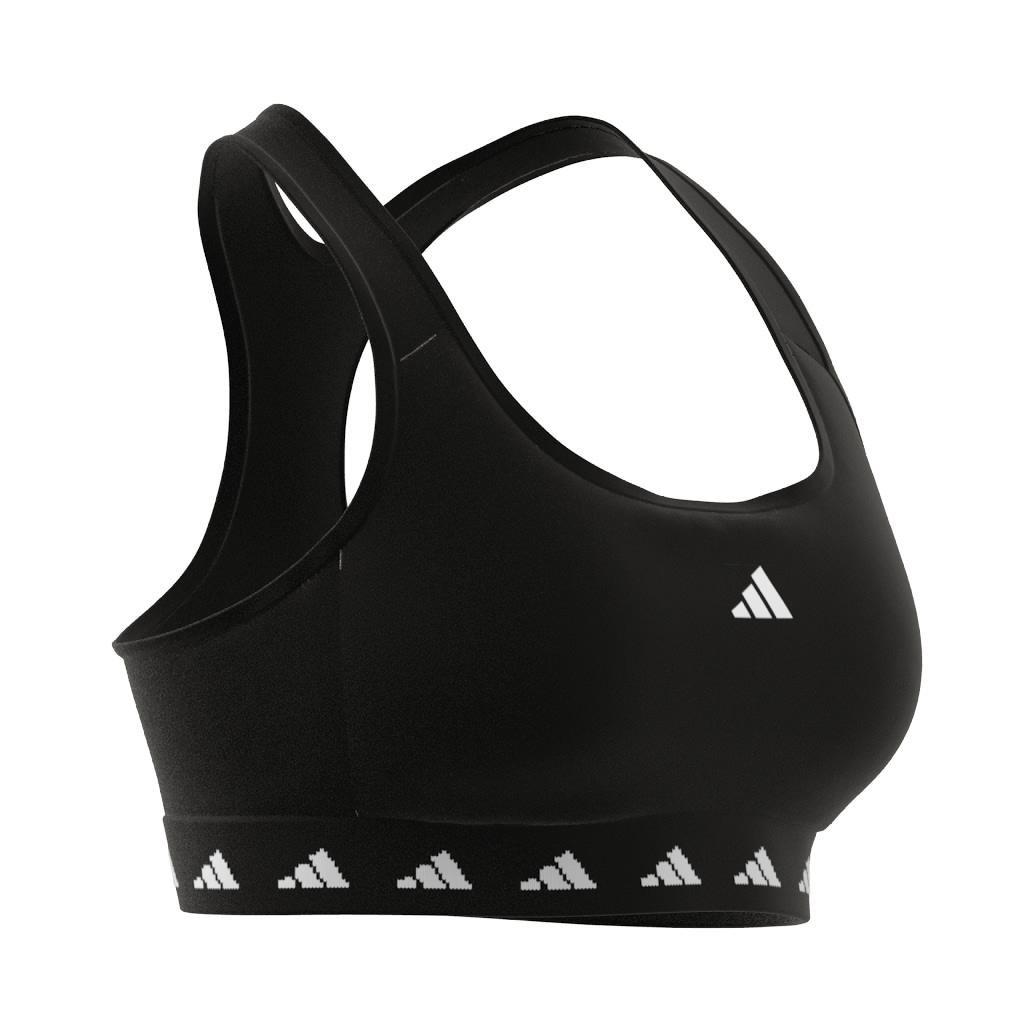 Powerreact Training Medium-Support Techfit Bra, Black, A901_ONE, large image number 12