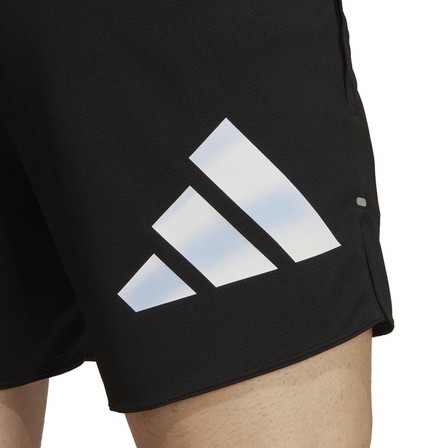 Men Run Icons 3 Bar Logo Shorts, Black, A901_ONE, large image number 6