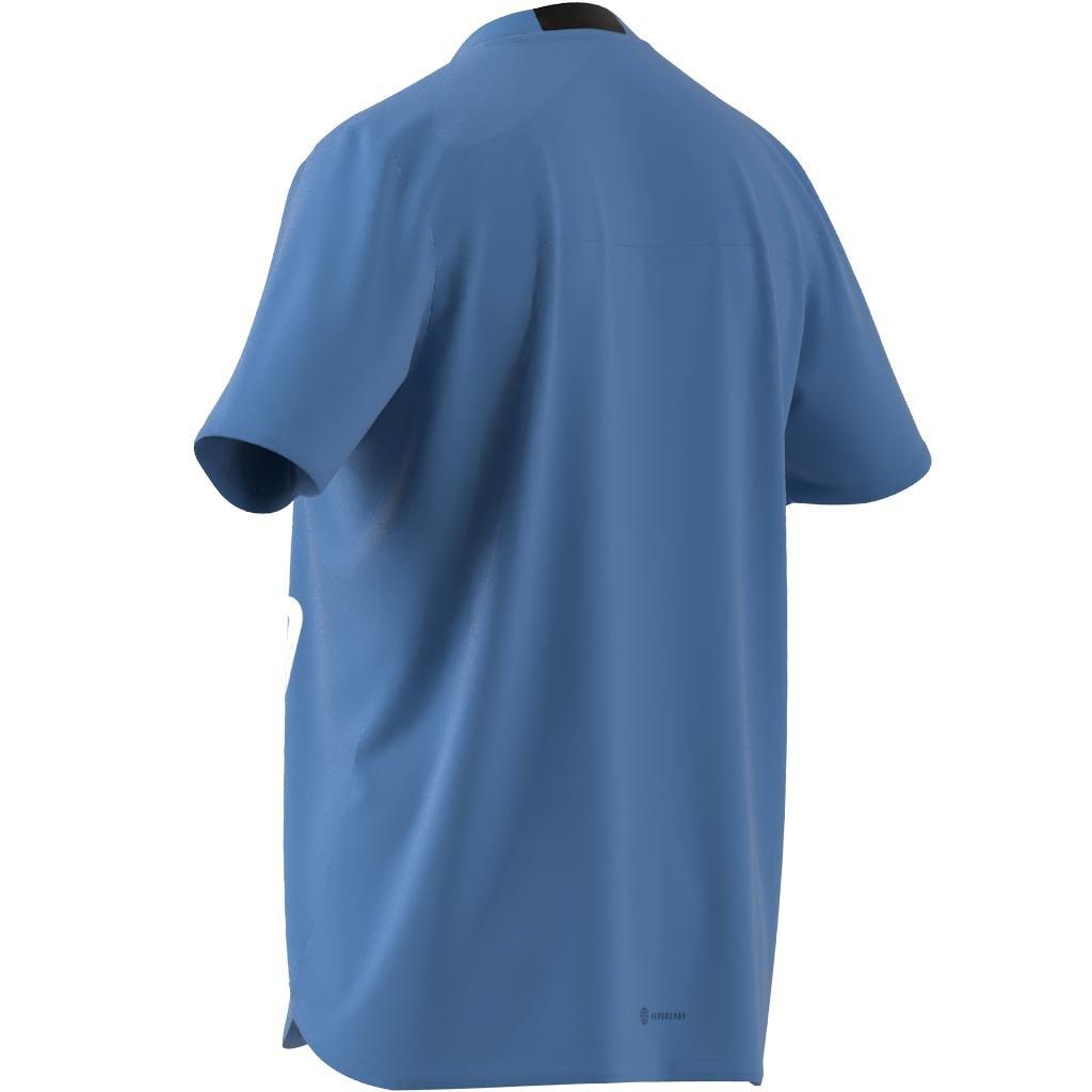 Movement Aeroready Hiit Slogan Training T-Shirt, Blue, A901_ONE, large image number 12