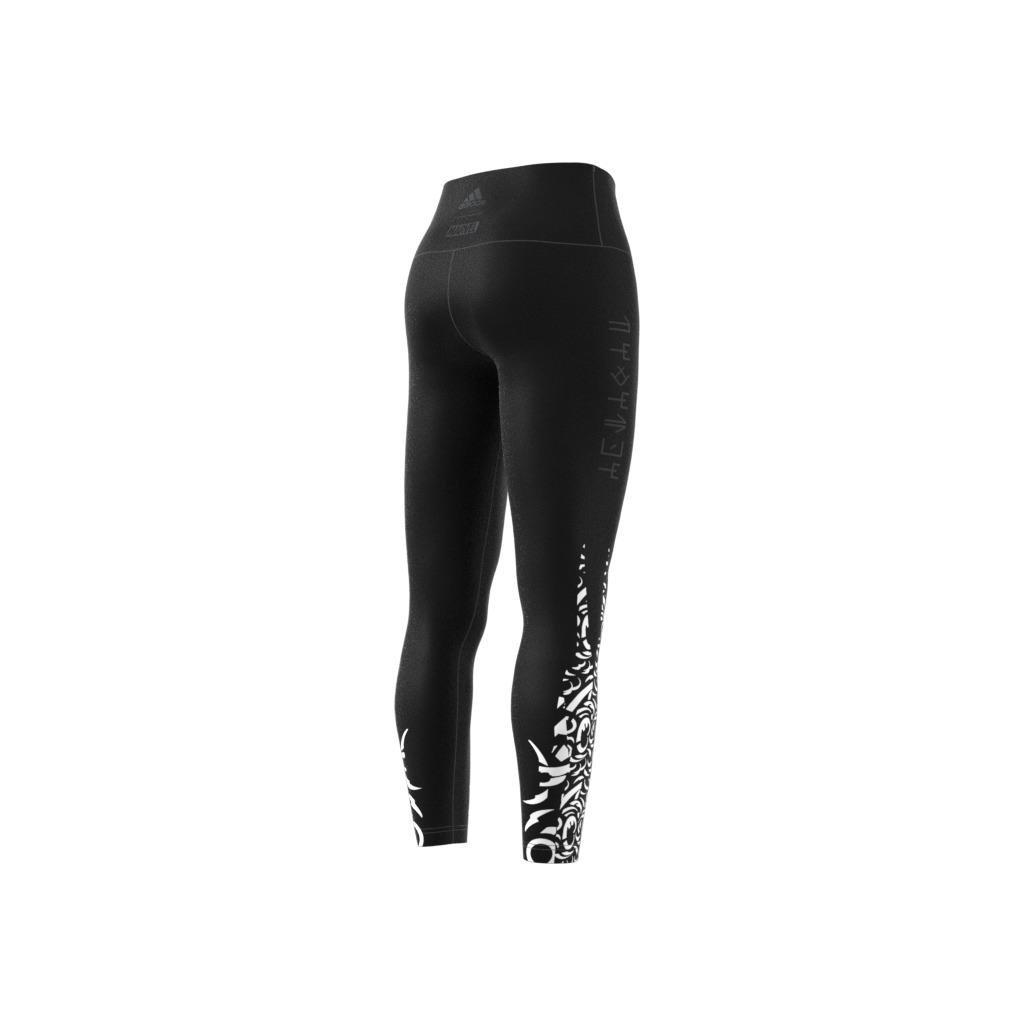 Marvel Black Panther Graphic Leggings, Black, , large image number 8