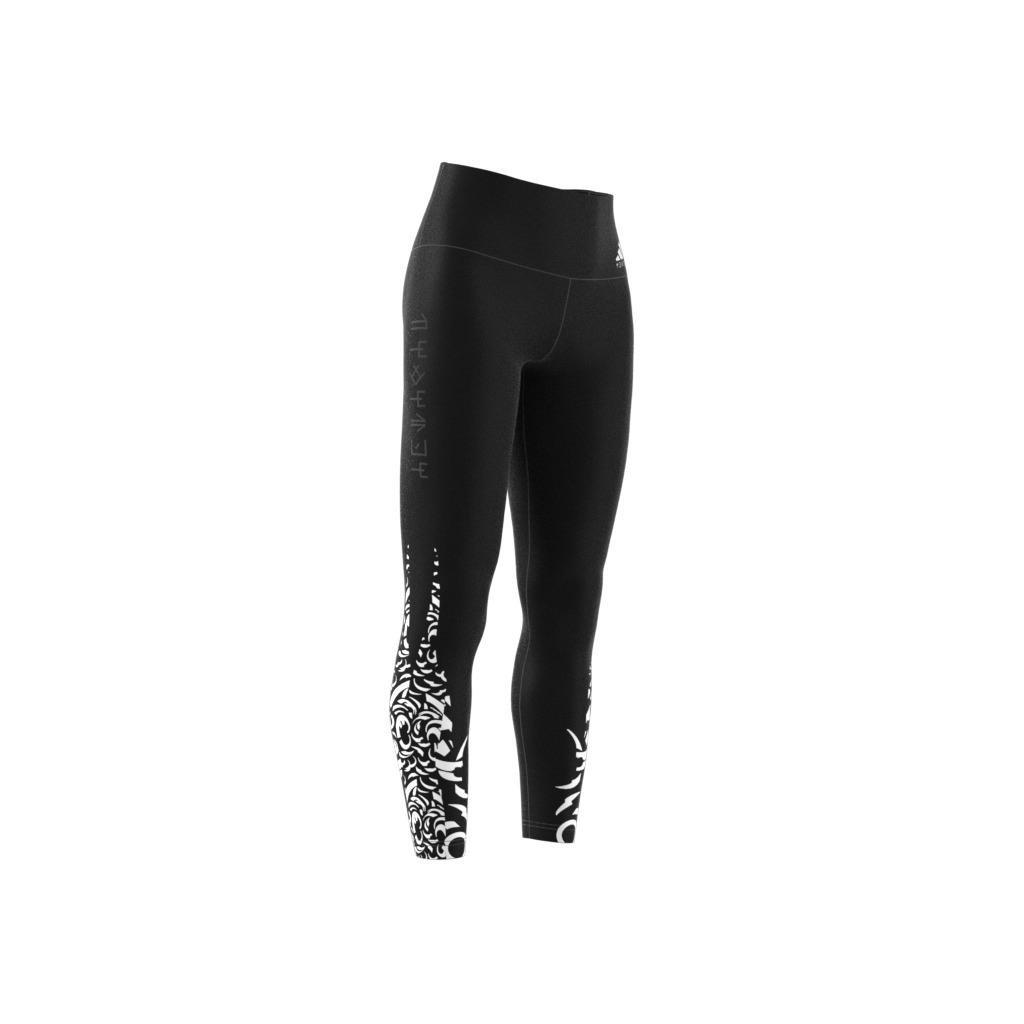 Marvel Black Panther Graphic Leggings, Black, , large image number 9