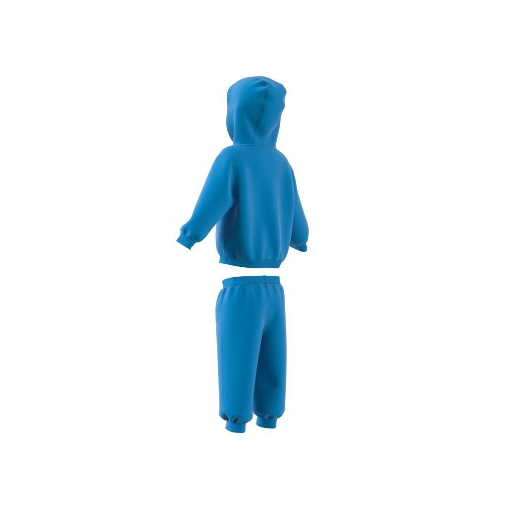 Unisex Kids Team Oversized Fleece Jogger Set, Blue, A901_ONE, large image number 14
