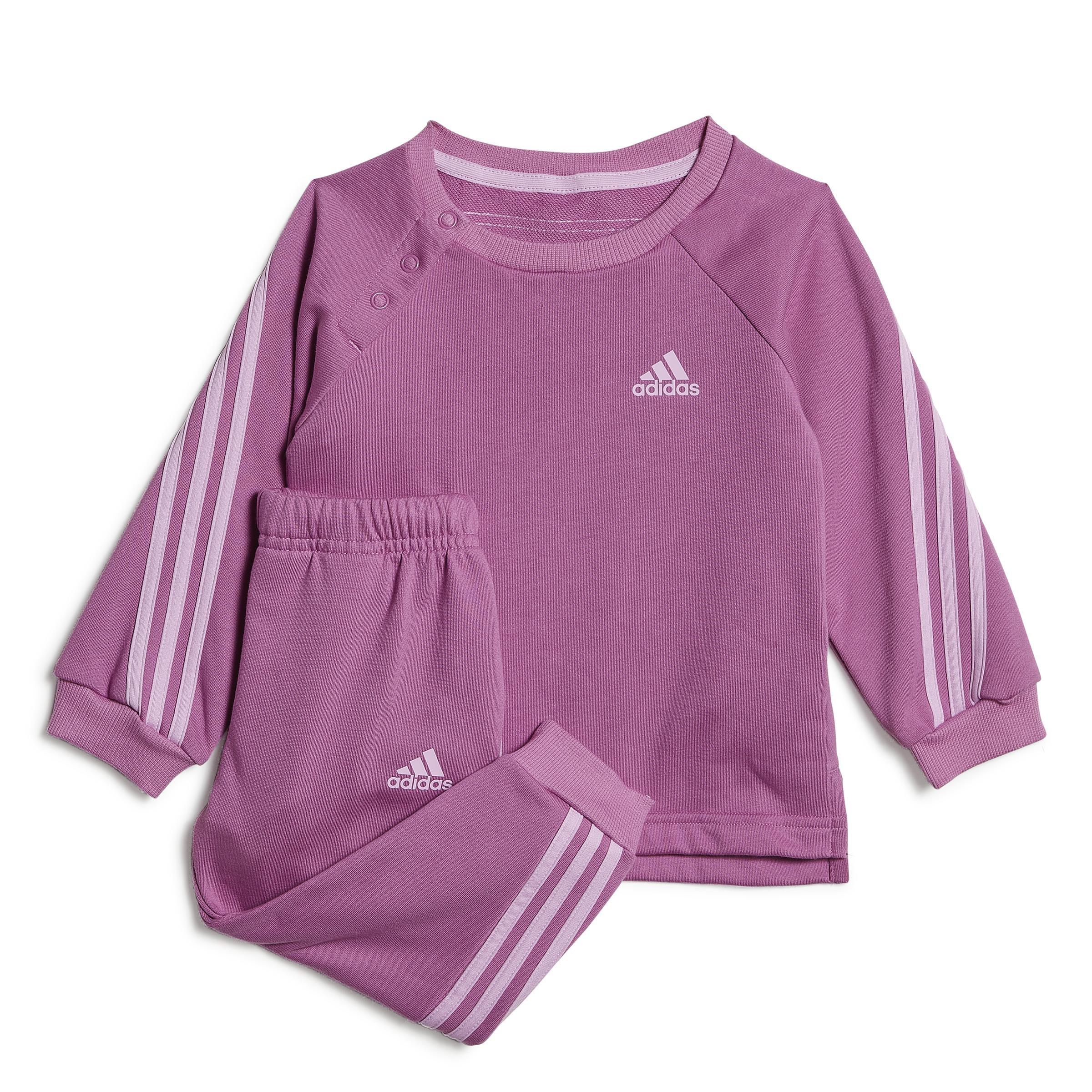 Unisex Kids Future Icons 3-Stripes Jogger Set, Purple, , large image number 0