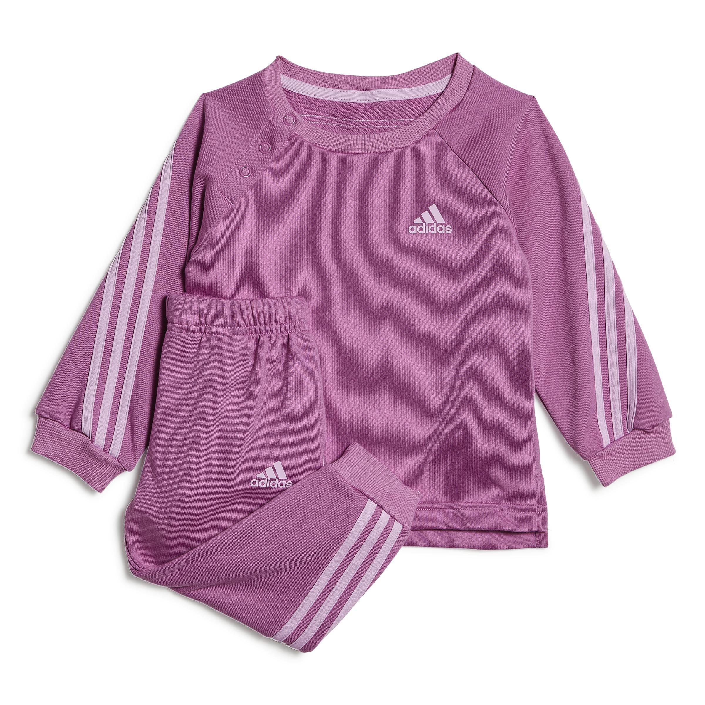 Unisex Kids Future Icons 3-Stripes Jogger Set, Purple, , large image number 1