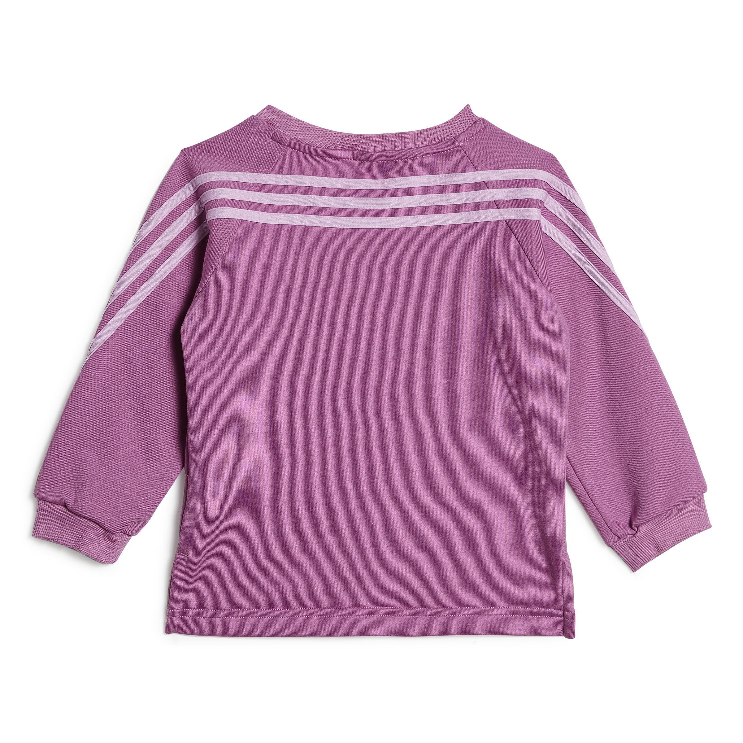 Unisex Kids Future Icons 3-Stripes Jogger Set, Purple, , large image number 2