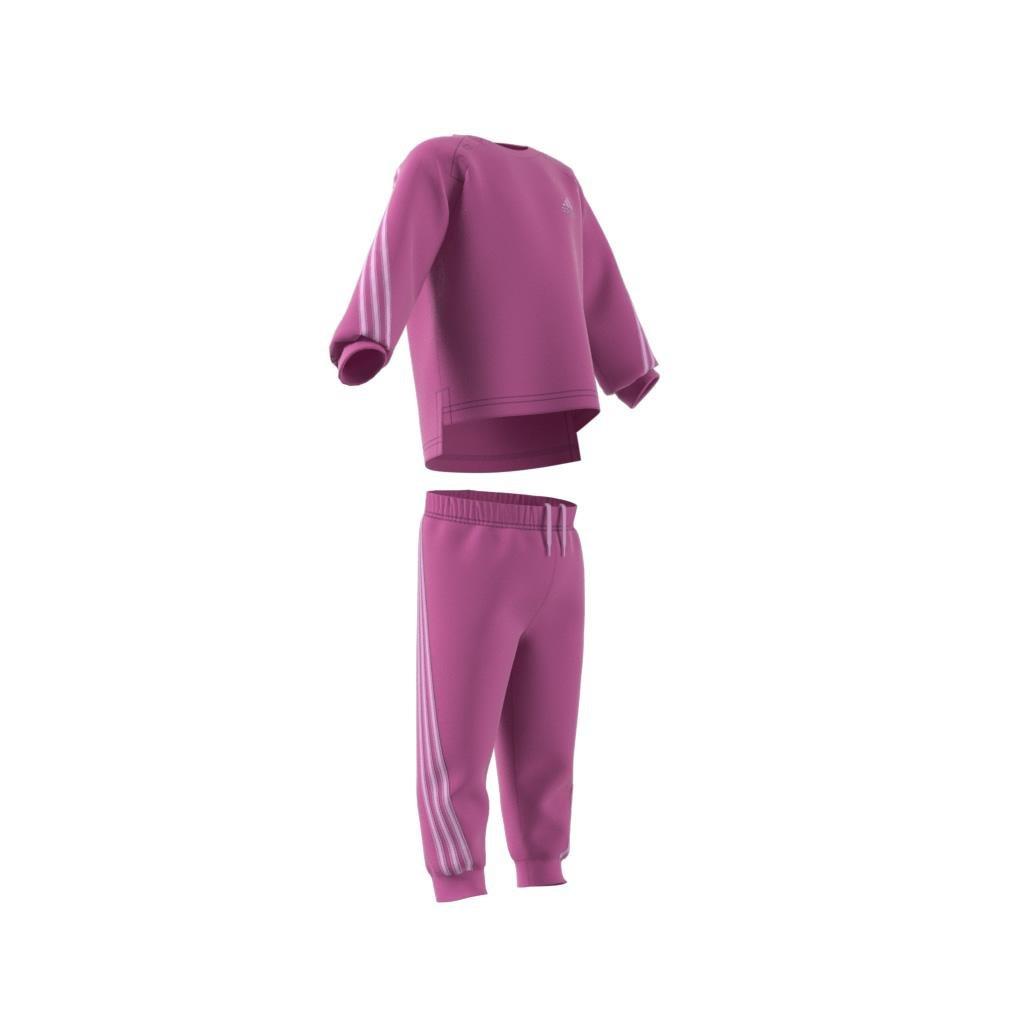Unisex Kids Future Icons 3-Stripes Jogger Set, Purple, , large image number 12