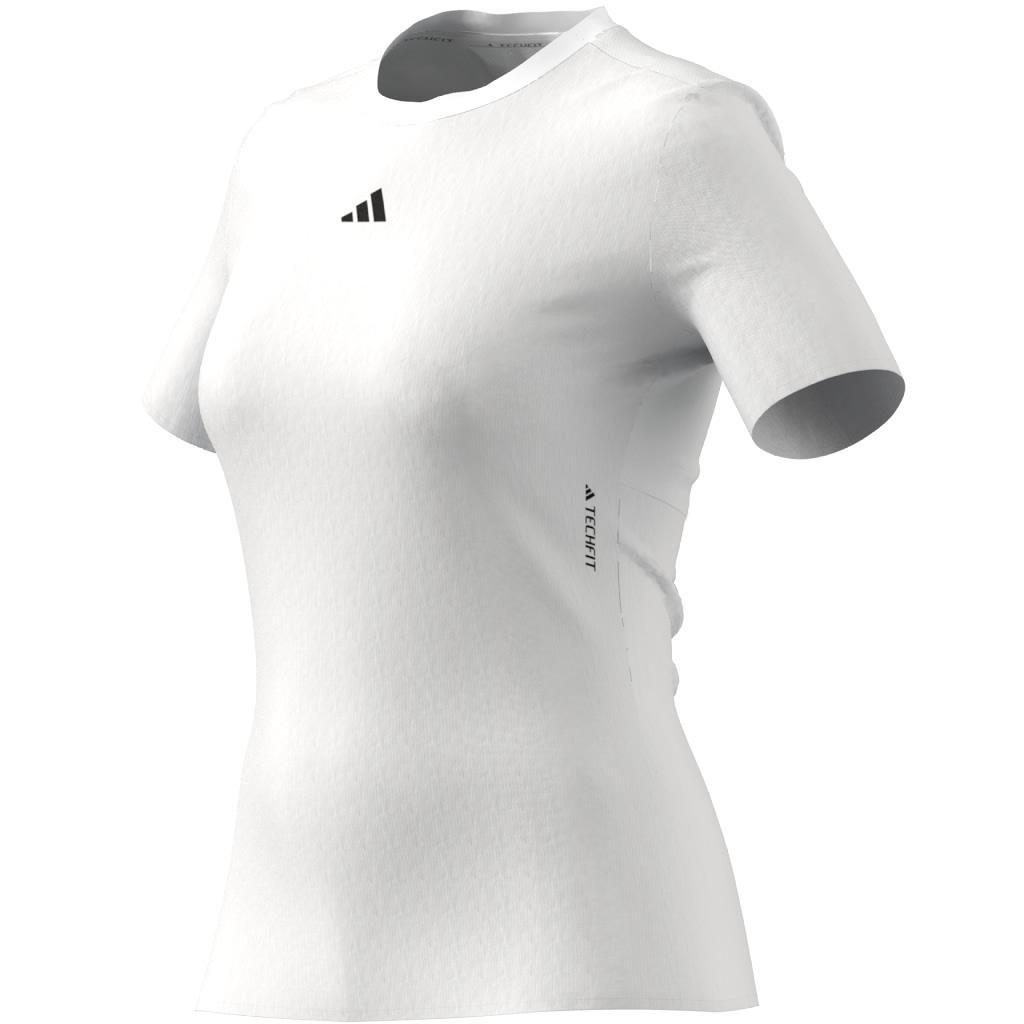 Techfit Training T-Shirt, White, A901_ONE, large image number 2