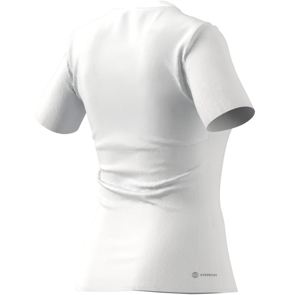 Techfit Training T-Shirt, White, A901_ONE, large image number 7