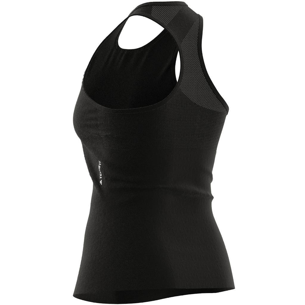 Techfit Racerback Training Tank Top, Black, A901_ONE, large image number 4