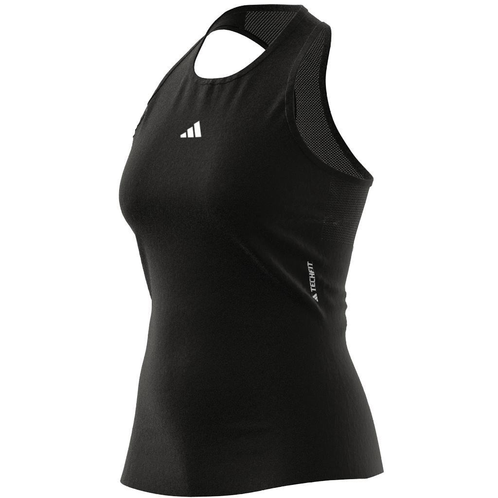 Techfit Racerback Training Tank Top, Black, A901_ONE, large image number 9