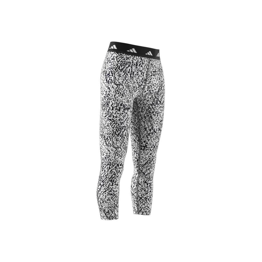 Techfit Pixeled Camo Leggings, White, A901_ONE, large image number 3