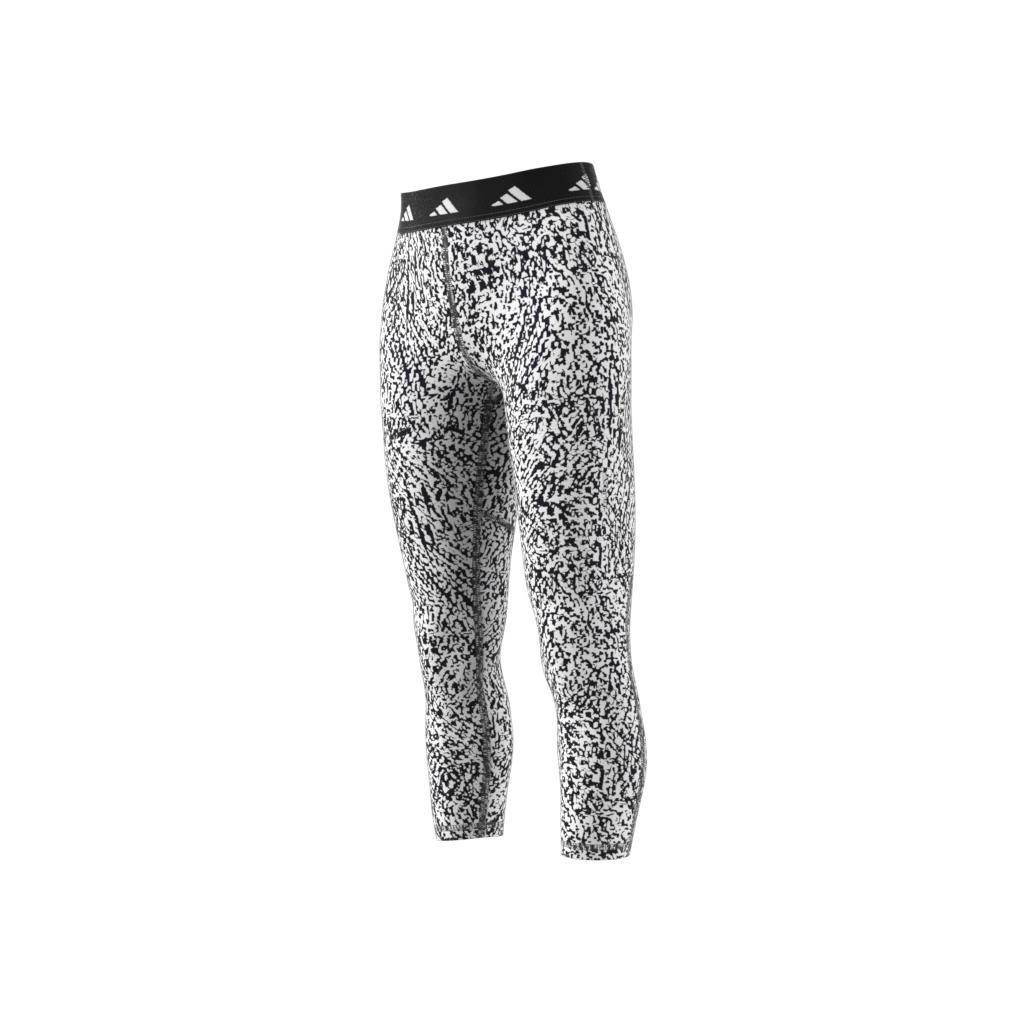 Techfit Pixeled Camo Leggings, White, A901_ONE, large image number 5