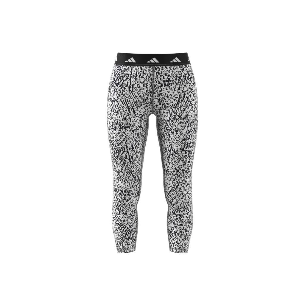 Techfit Pixeled Camo Leggings, White, A901_ONE, large image number 7