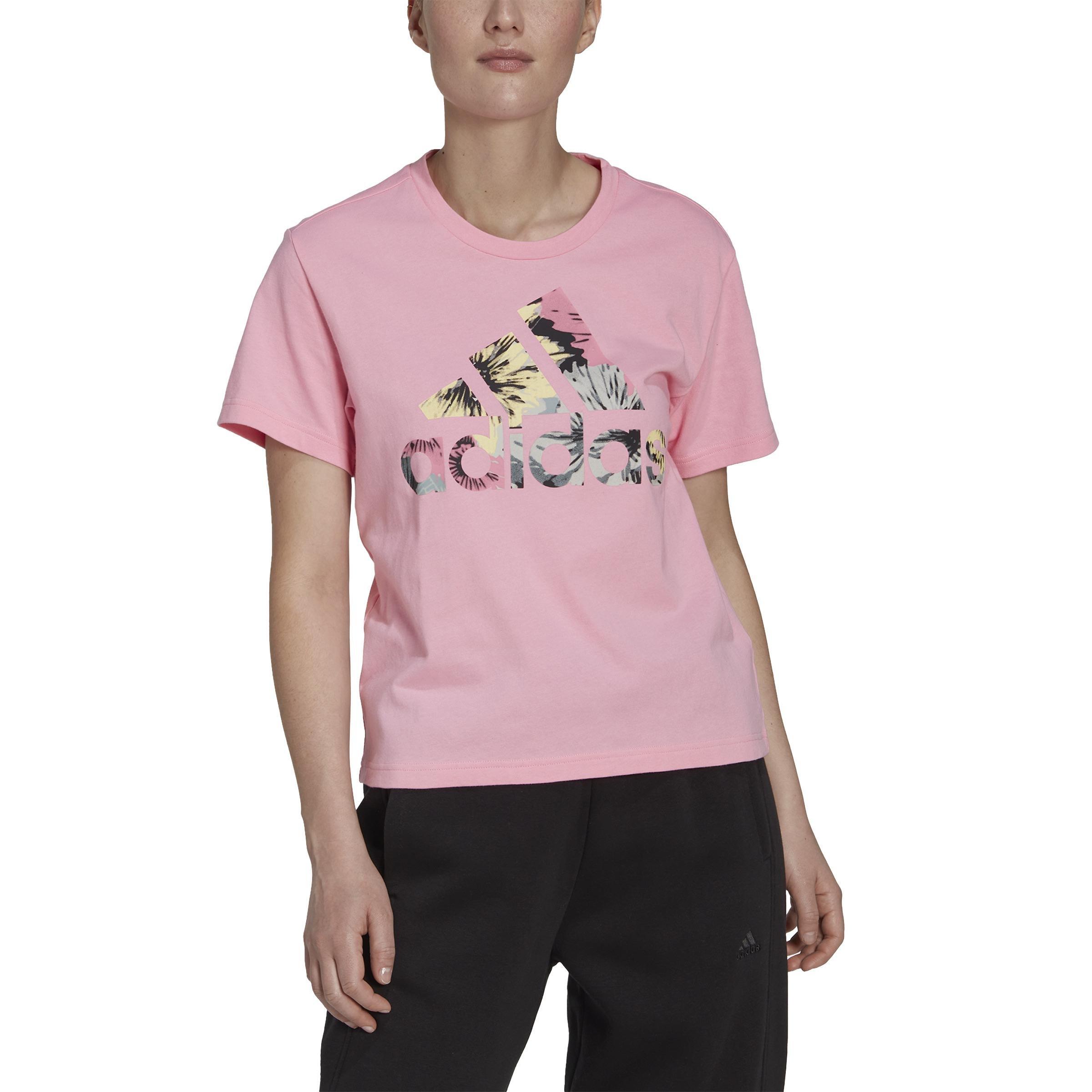 Allover Print Regular T-Shirt, Pink, A901_ONE, large image number 0