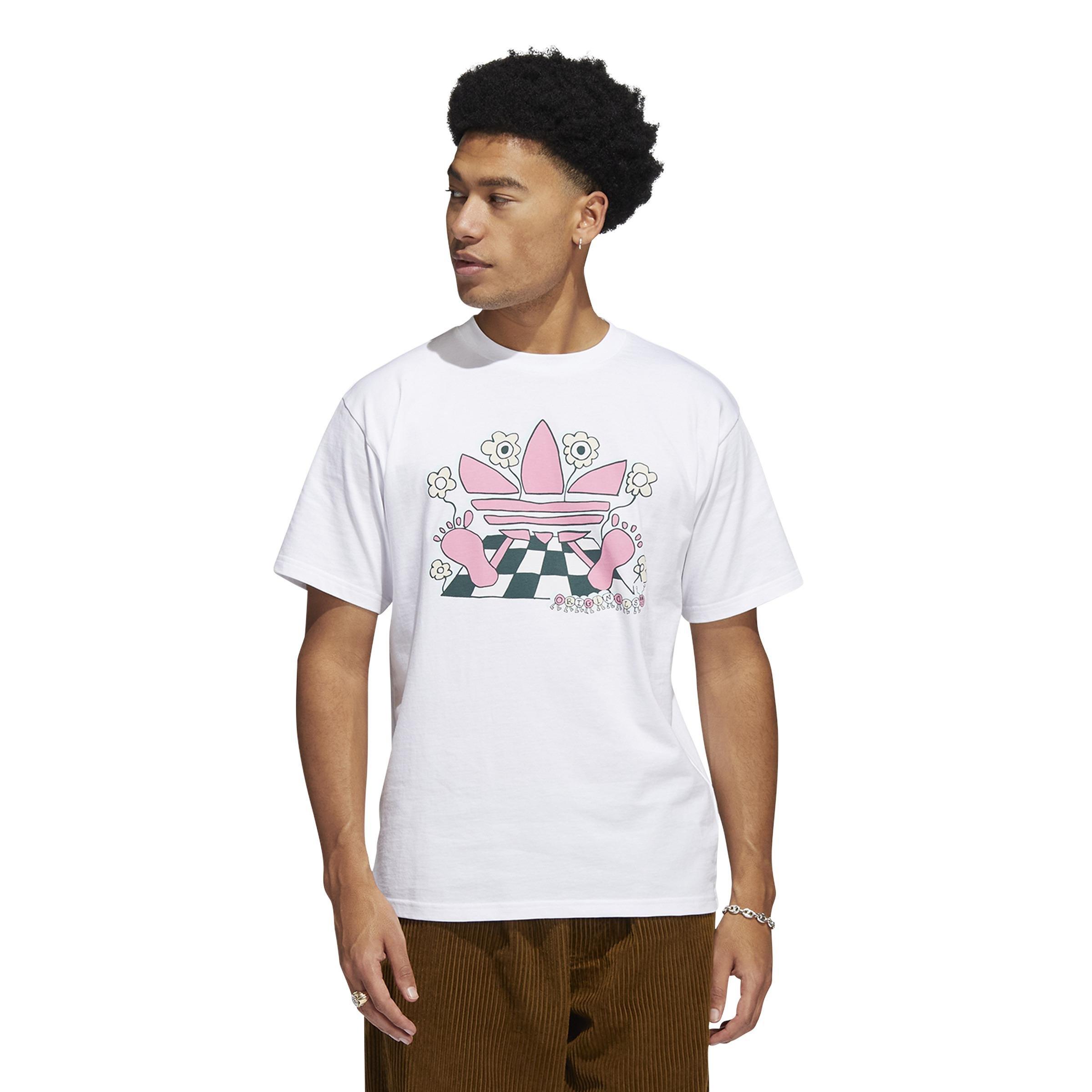 Cartoon Trefoil T-Shirt, White, , large image number 0
