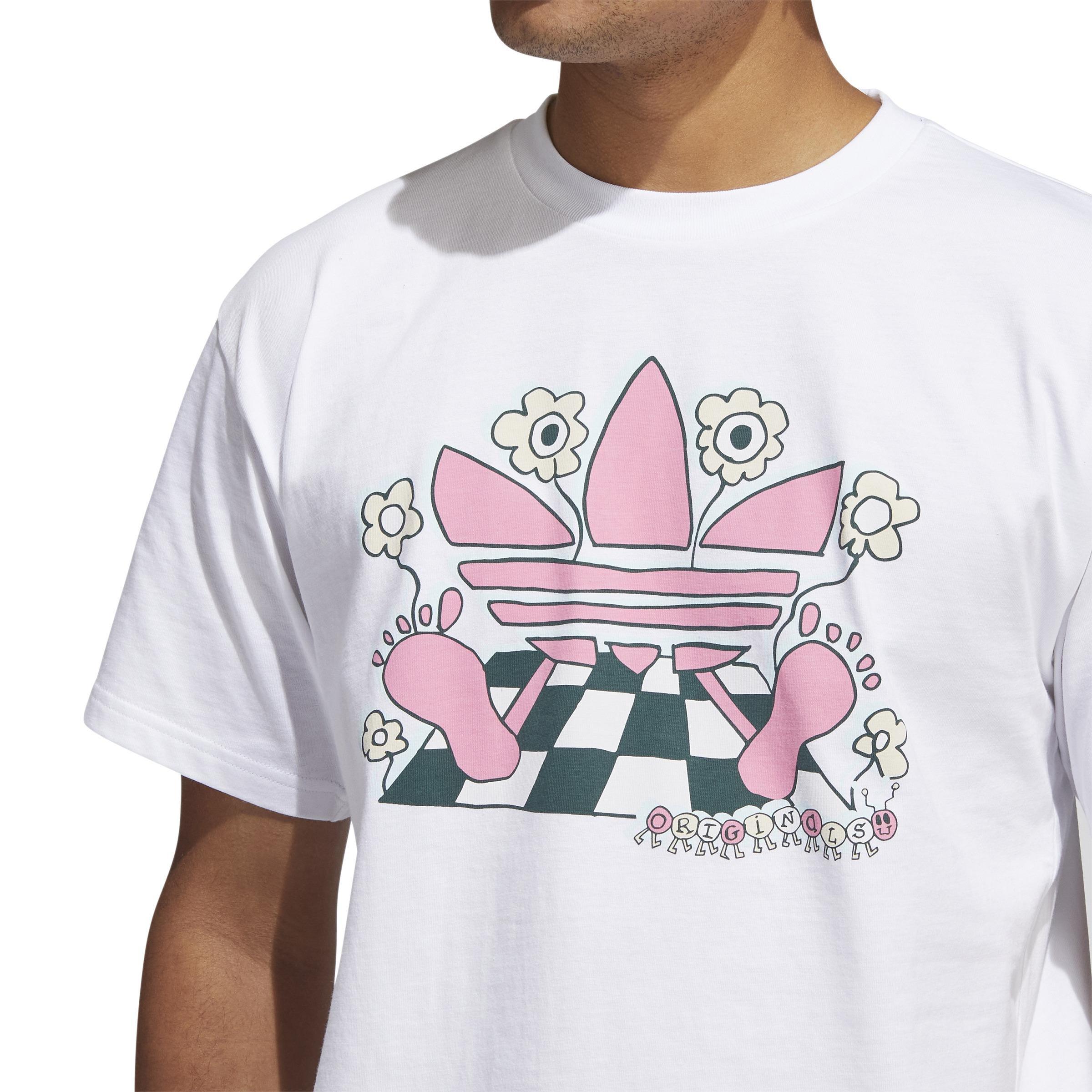 Cartoon Trefoil T-Shirt, White, , large image number 3