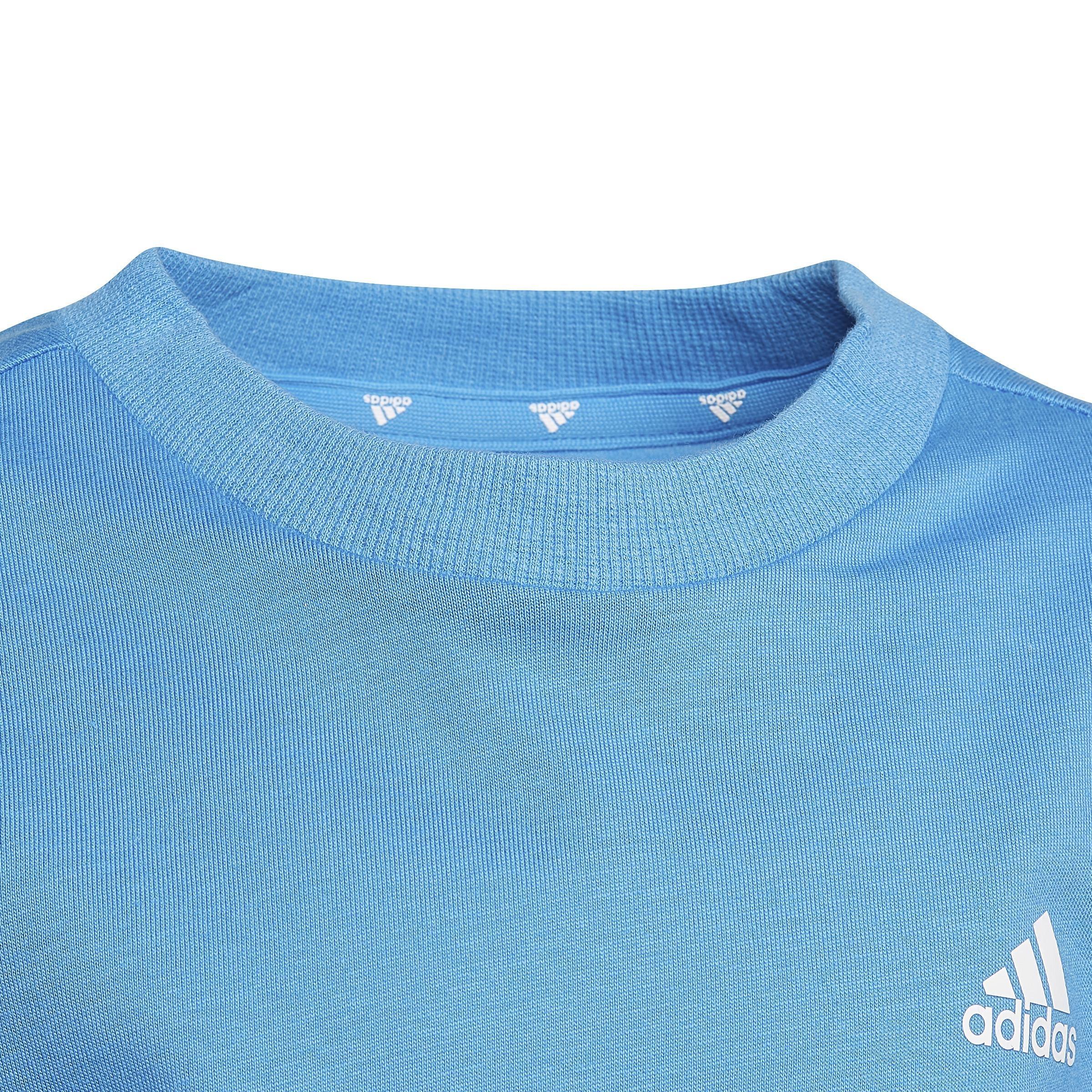 Kids Unisex Essentials 3-Stripes T-Shirt, Blue, A901_ONE, large image number 5