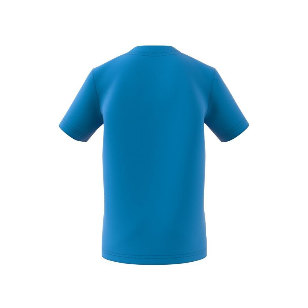 Unisex Kids Essentials 3-Stripes T-Shirt, Blue, , large image number 10