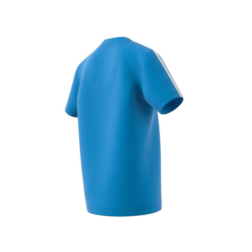 Unisex Kids Essentials 3-Stripes T-Shirt, Blue, , large image number 11