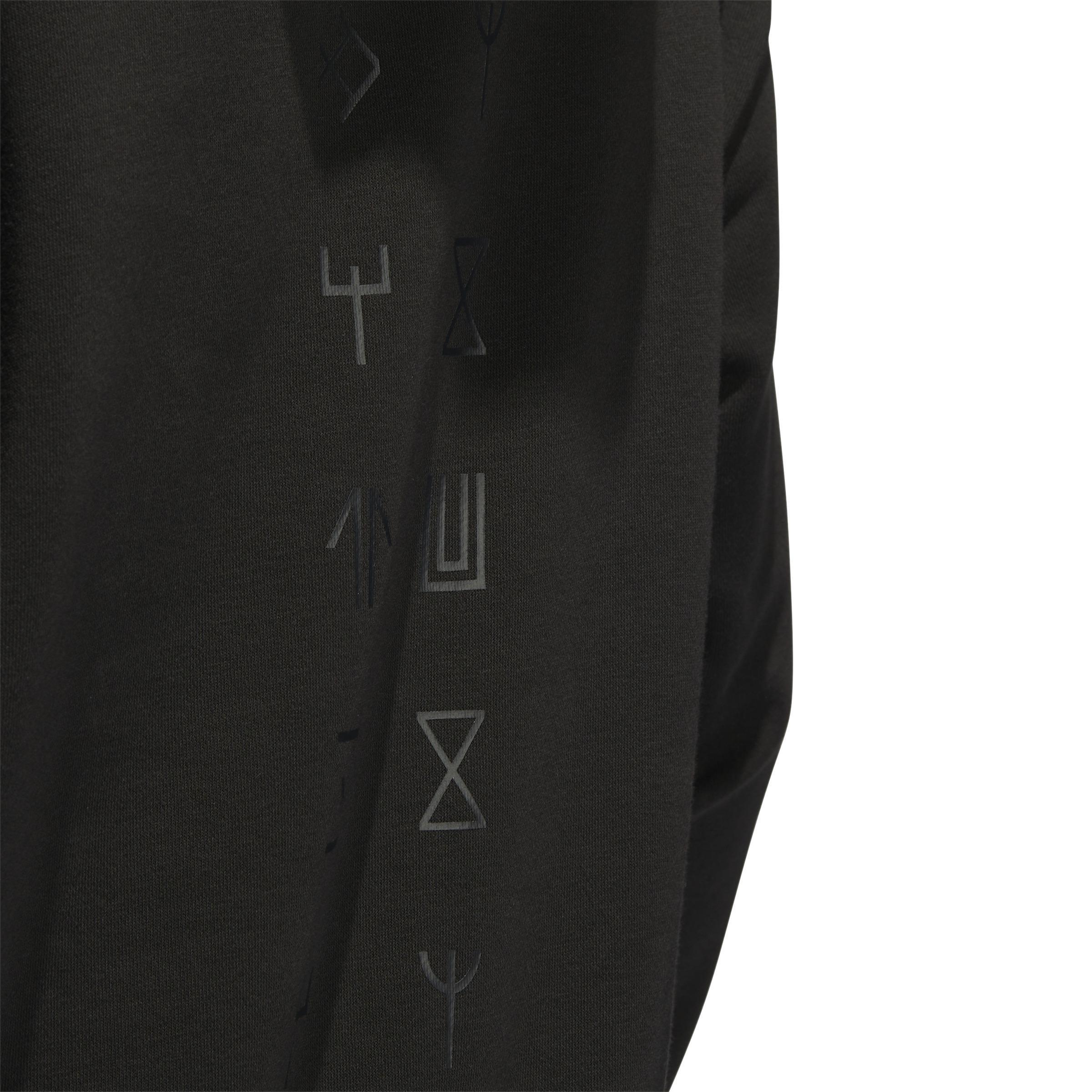Unisex Marvel Black Panther Graphic Hoodie, Black, , large image number 8