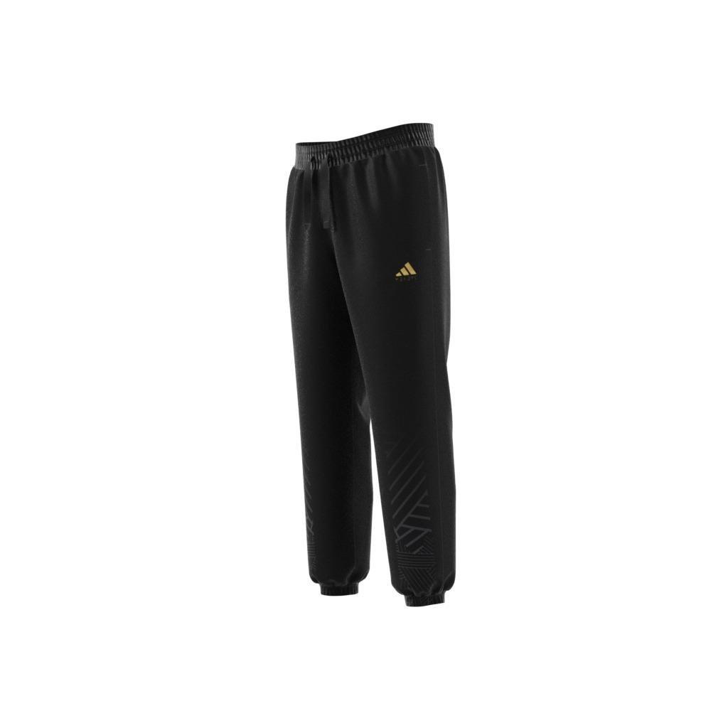 Unisex Black Joggersher Graphic Joggers, Black, A901_ONE, large image number 7