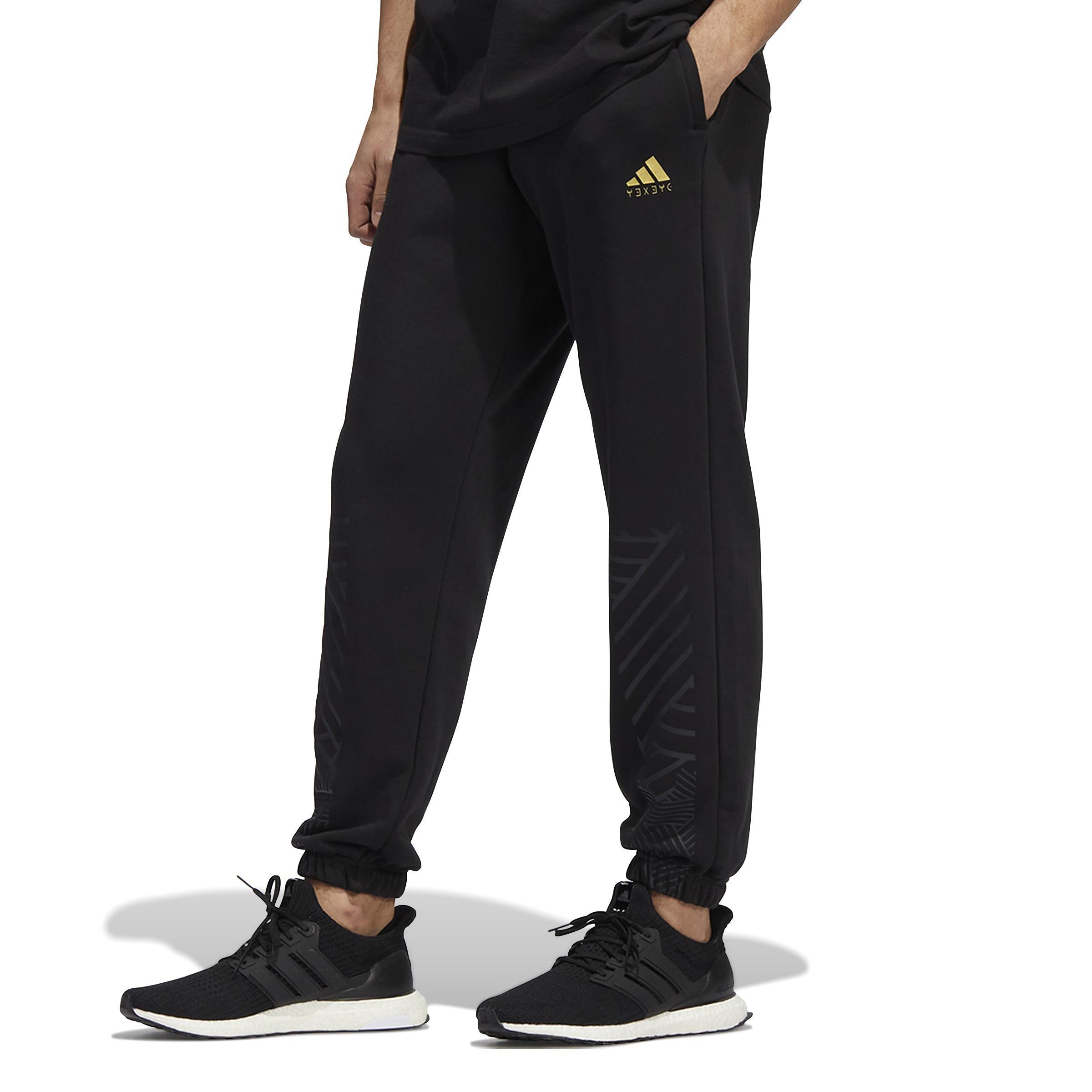 Unisex Black Joggersher Graphic Joggers, Black, A901_ONE, large image number 10