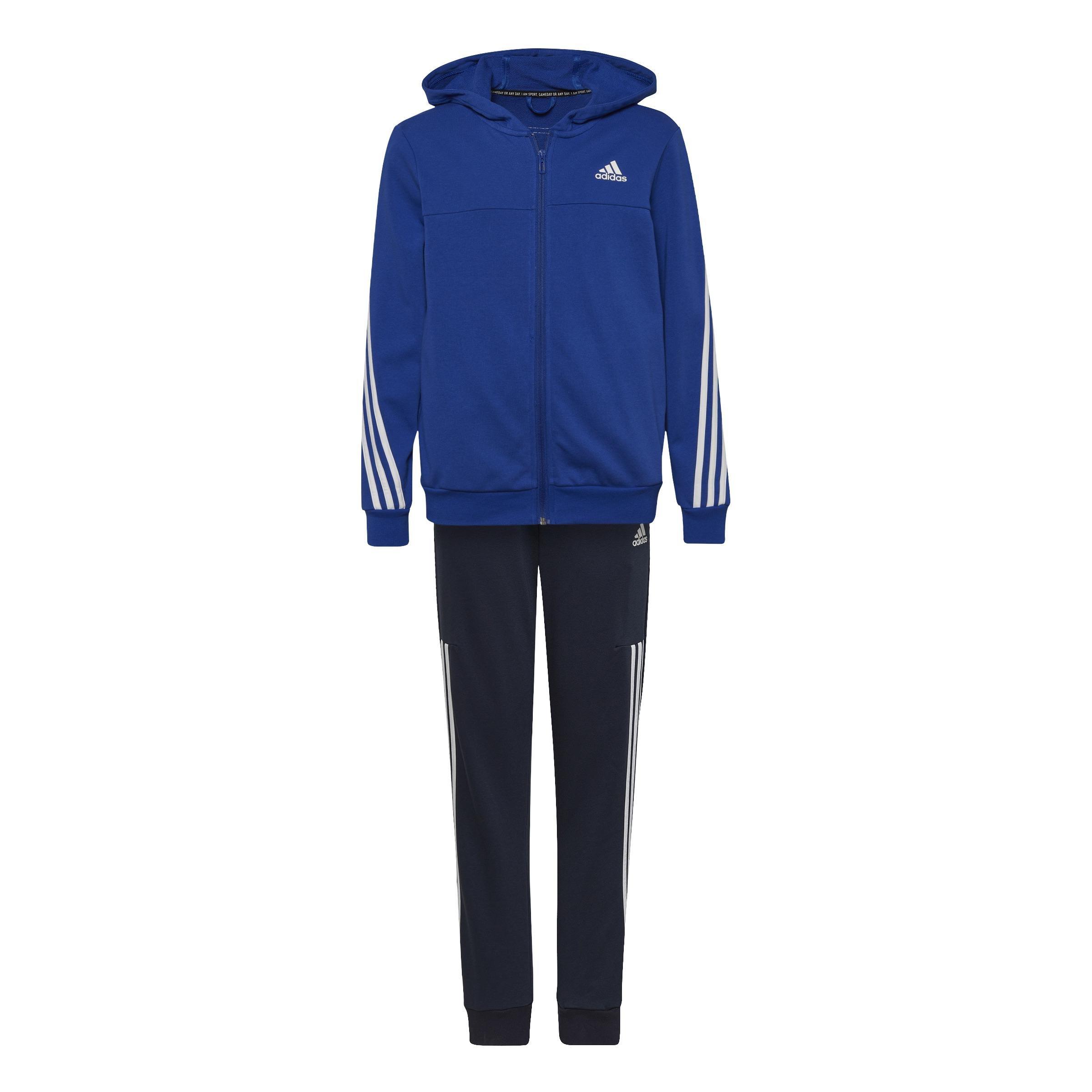 Kids 3-Stripes Tracksuit, Blue, , large image number 0