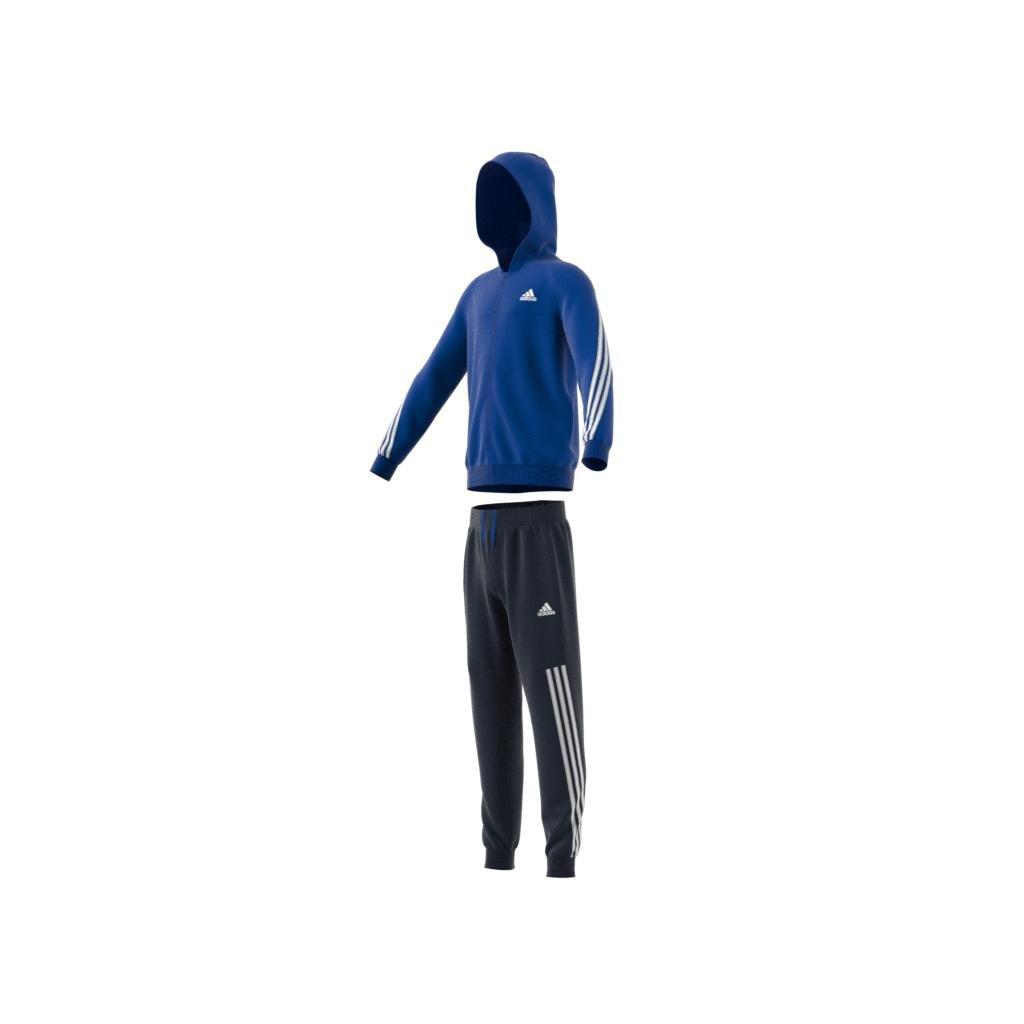 Kids 3-Stripes Tracksuit, Blue, , large image number 6