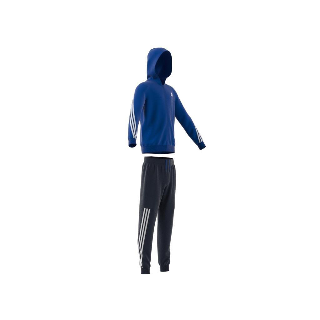 Kids 3-Stripes Tracksuit, Blue, , large image number 9