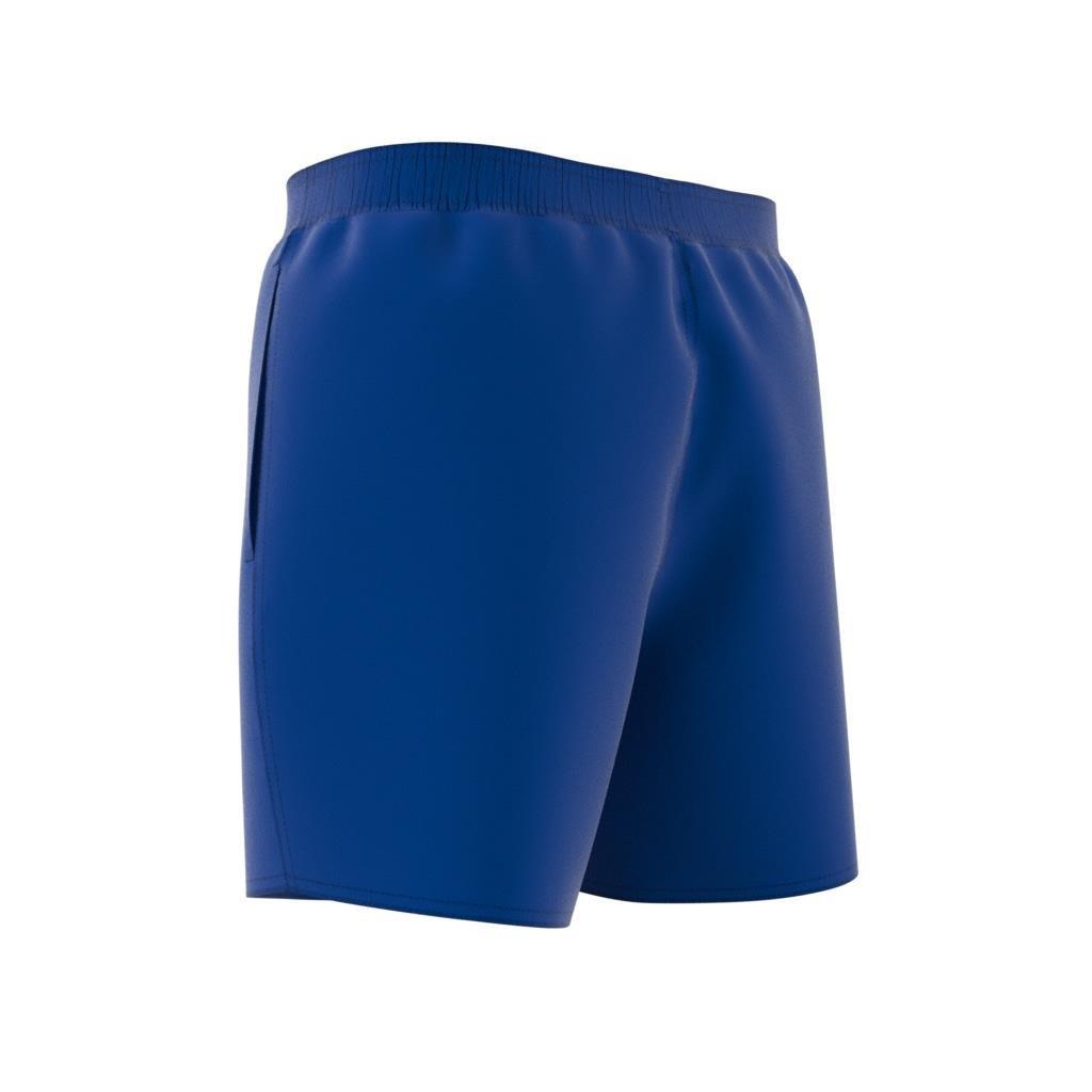 Short Length Solid Swim Shorts, Blue, , large image number 2