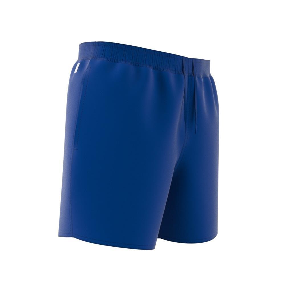 Short Length Solid Swim Shorts, Blue, A901_ONE, large image number 4