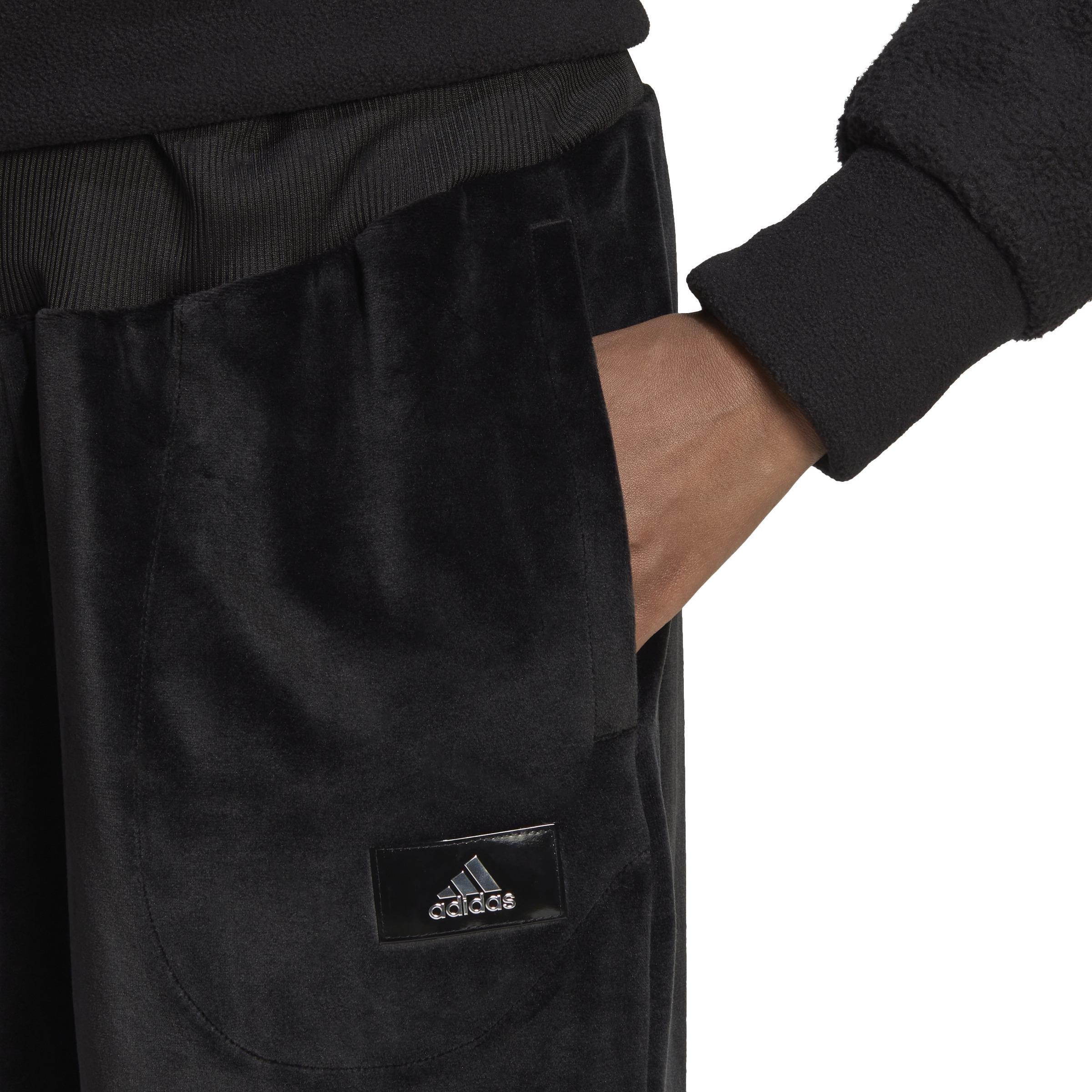 Holidayz Cozy Velour Joggers, Black, A901_ONE, large image number 4