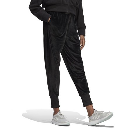 Women Holidayz Cozy Velour Joggers, Black, A901_ONE, large image number 14