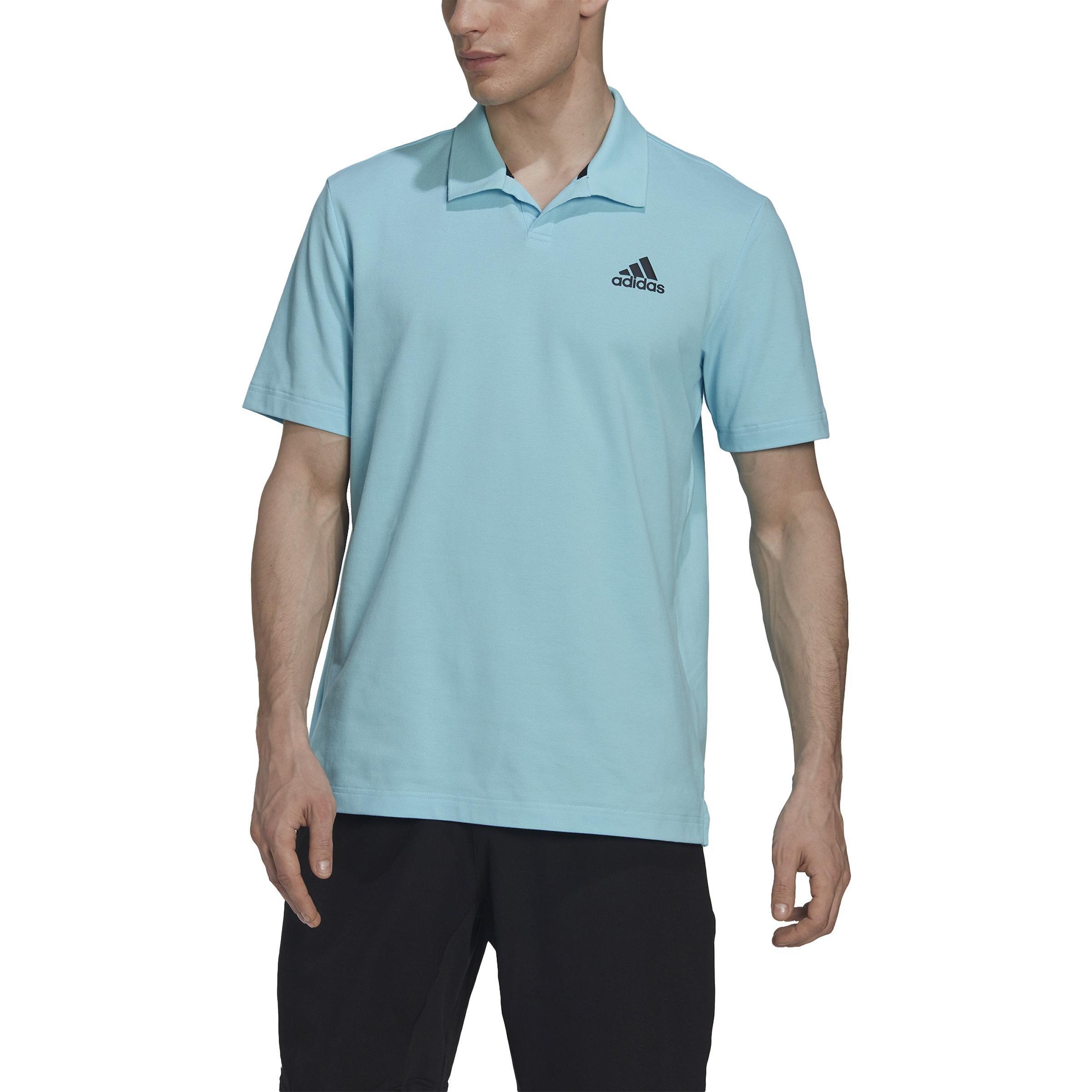 Clubhouse 3-Bar Tennis Polo Shirt, Blue, A901_ONE, large image number 0