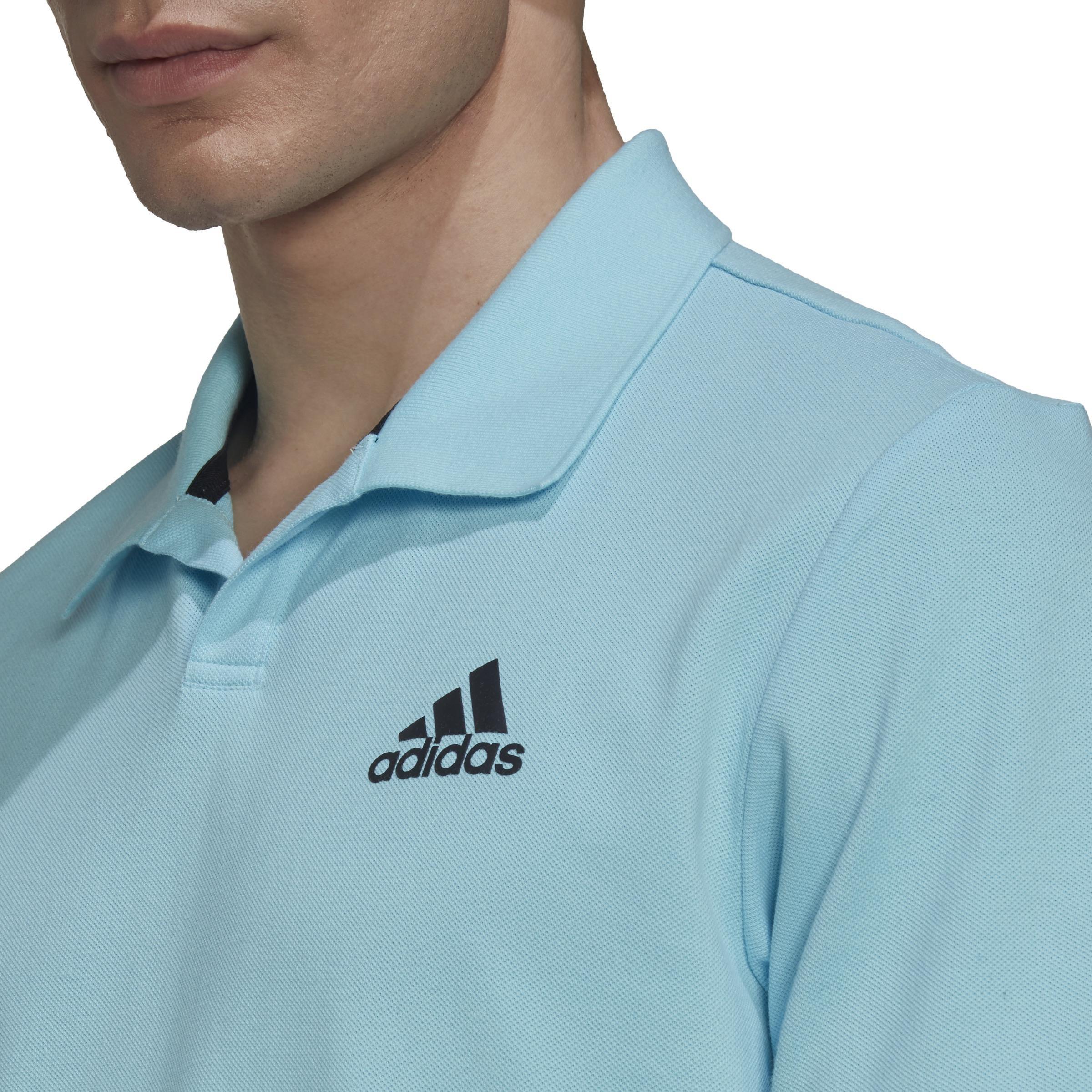 Clubhouse 3-Bar Tennis Polo Shirt, Blue, , large image number 4