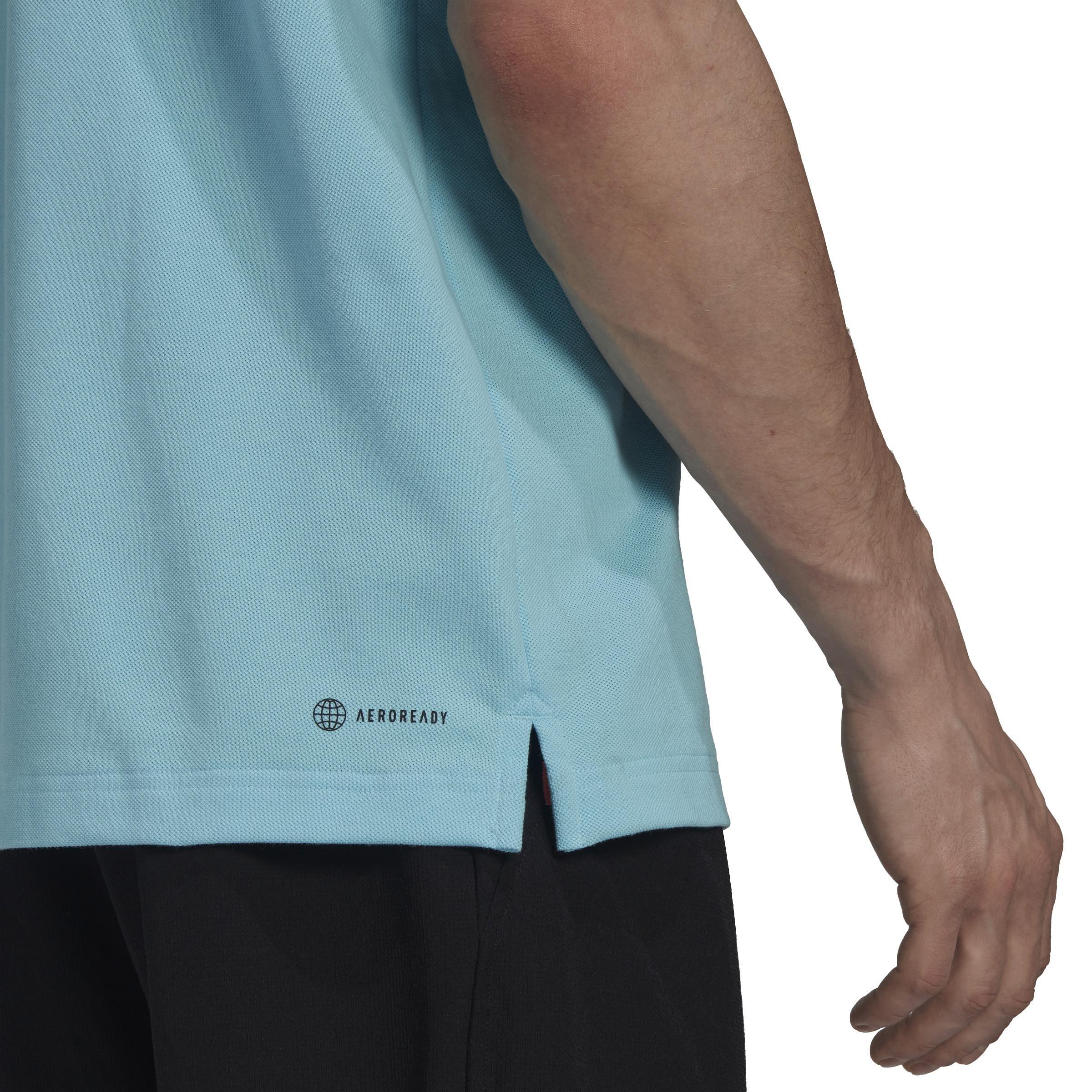 Clubhouse 3-Bar Tennis Polo Shirt, Blue, , large image number 5
