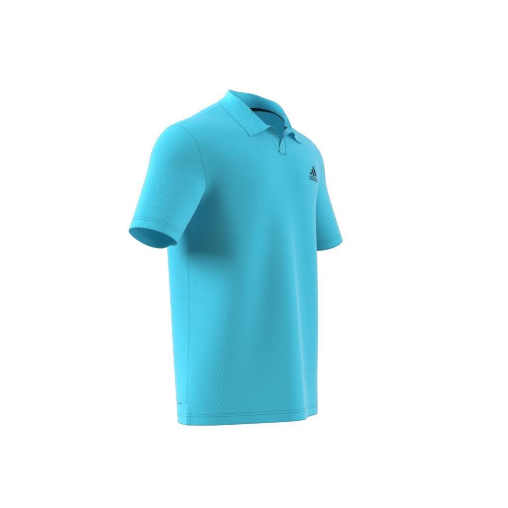 Clubhouse 3-Bar Tennis Polo Shirt, Blue, A901_ONE, large image number 8