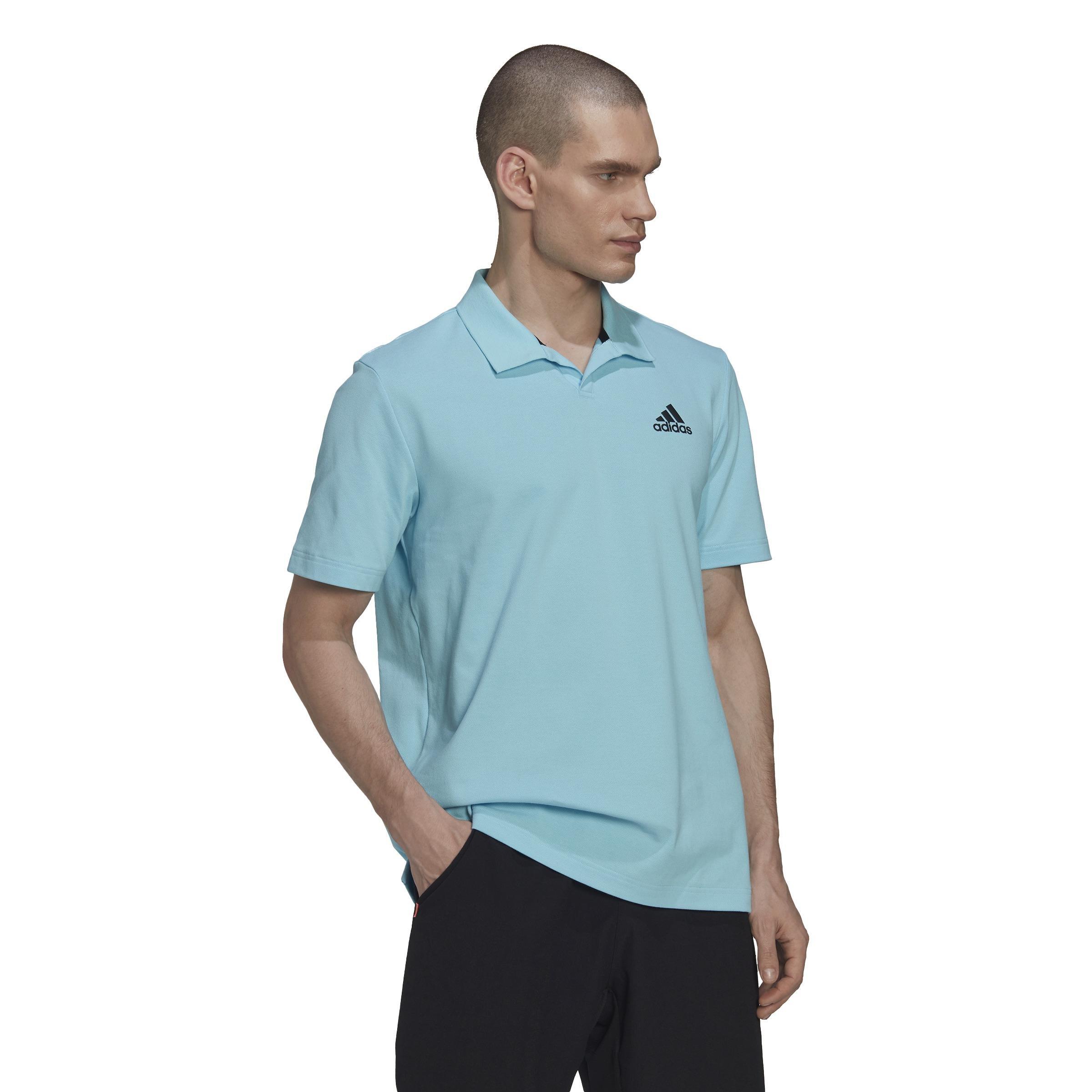 Clubhouse 3-Bar Tennis Polo Shirt, Blue, A901_ONE, large image number 11