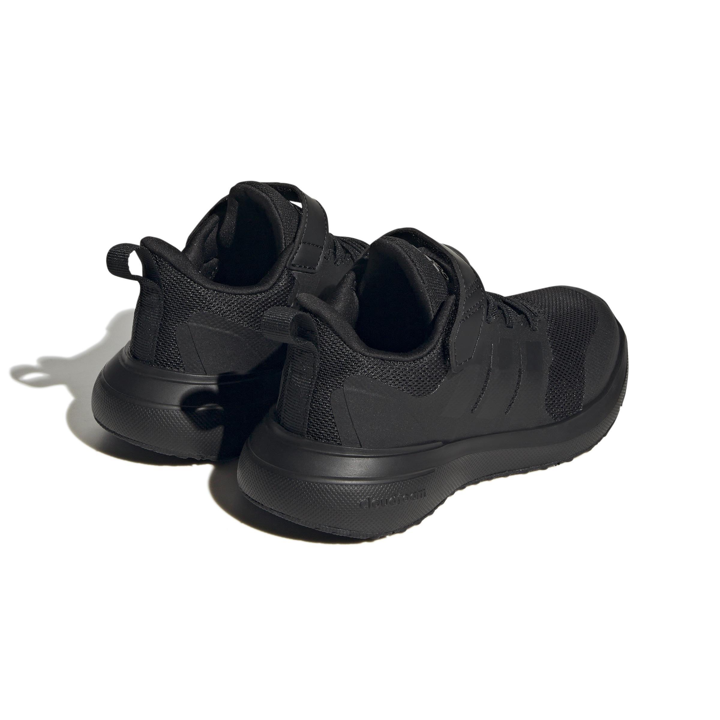 Unisex Fortarun 2.0 Cloudfoam Elastic Lace Top Strap Shoes, Black, A901_ONE, large image number 3